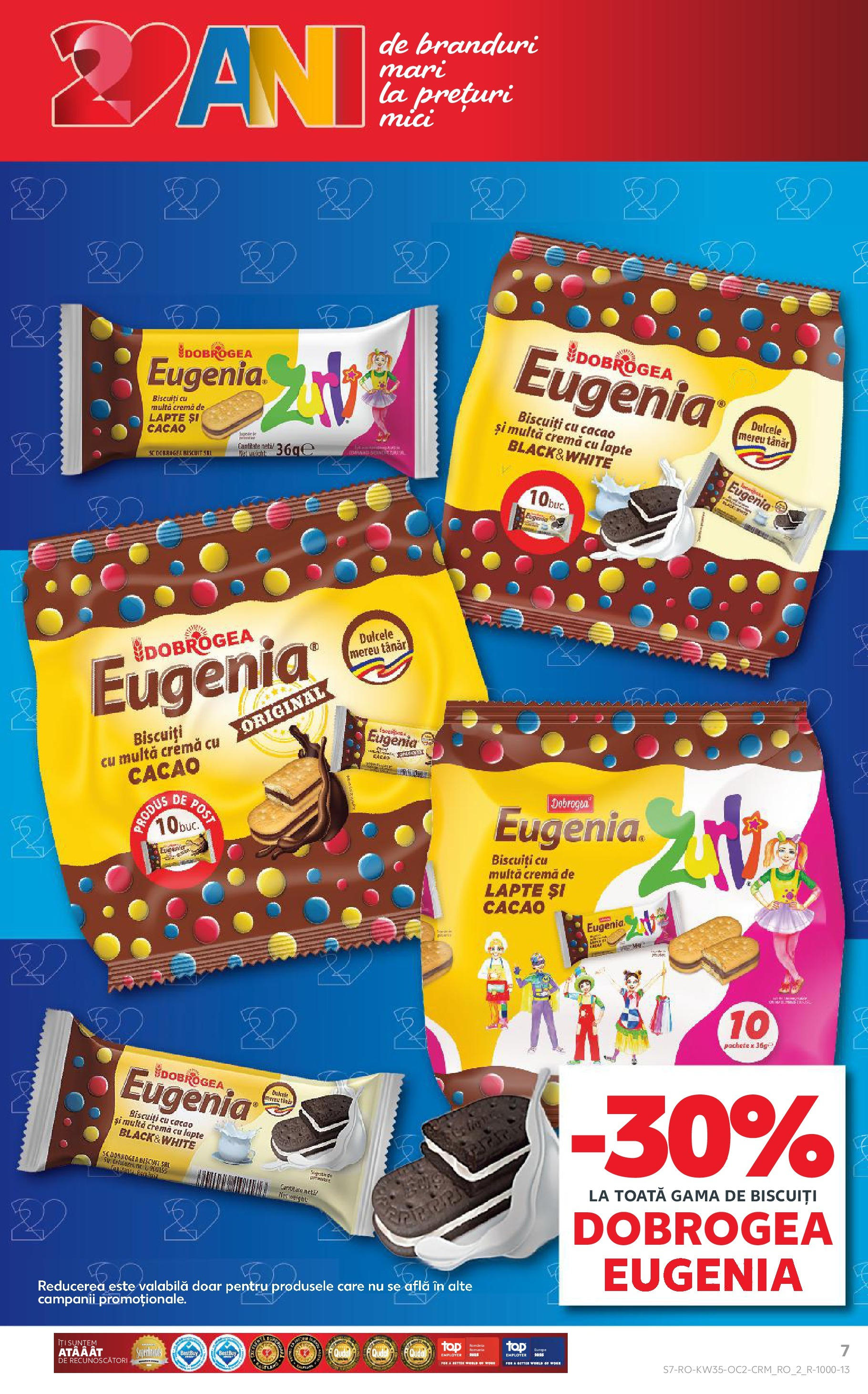 Catalog Kaufland 27 August - 1 Septembrie 2025 | Pagina 7 | Produse: Lapte, Cremă, Cacao, Biscuiți