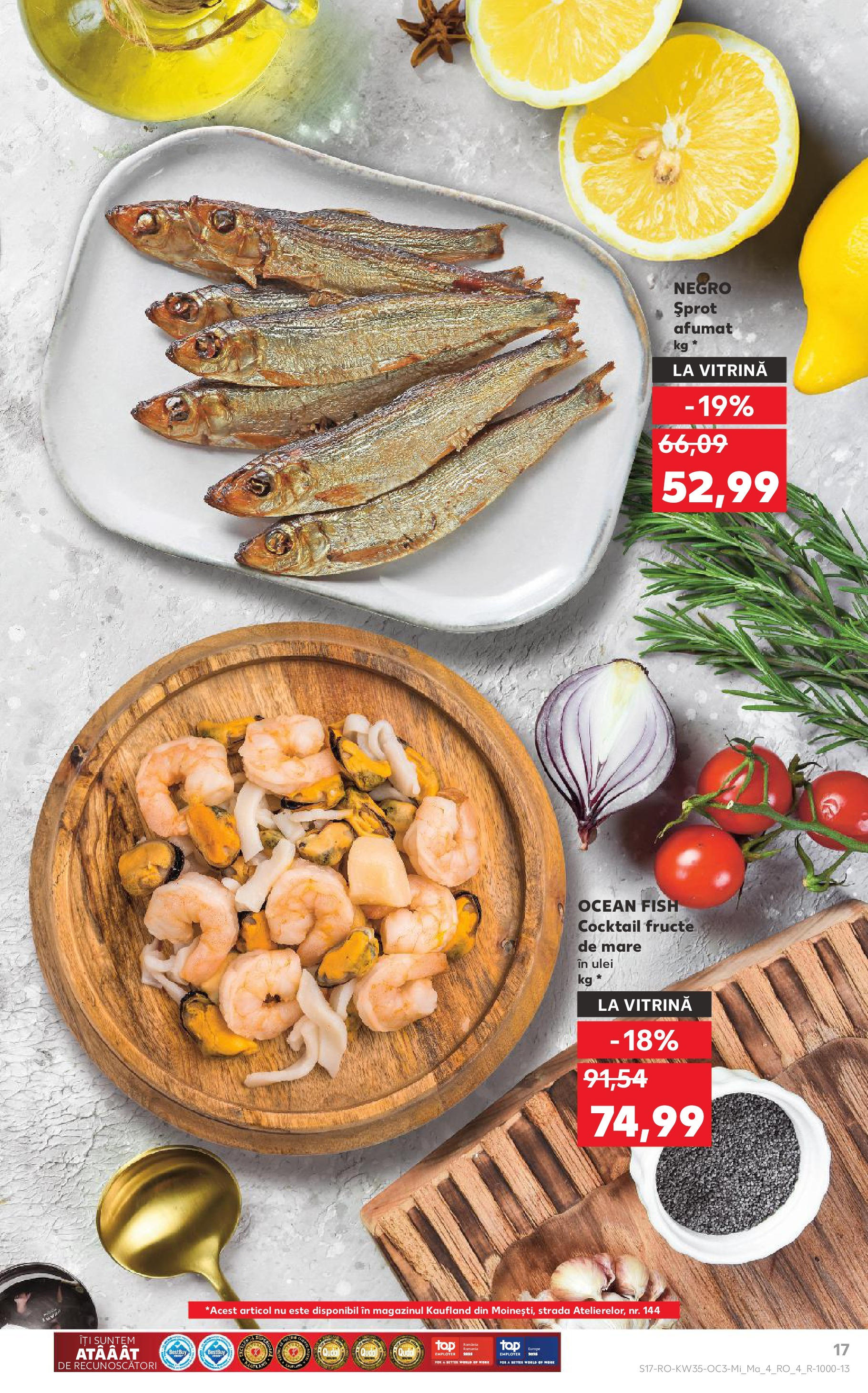 Catalog Kaufland 27 August - 1 Septembrie 2025 | Pagina 17 | Produse: Vitrină, Ulei, Fructe, Fructe De Mare