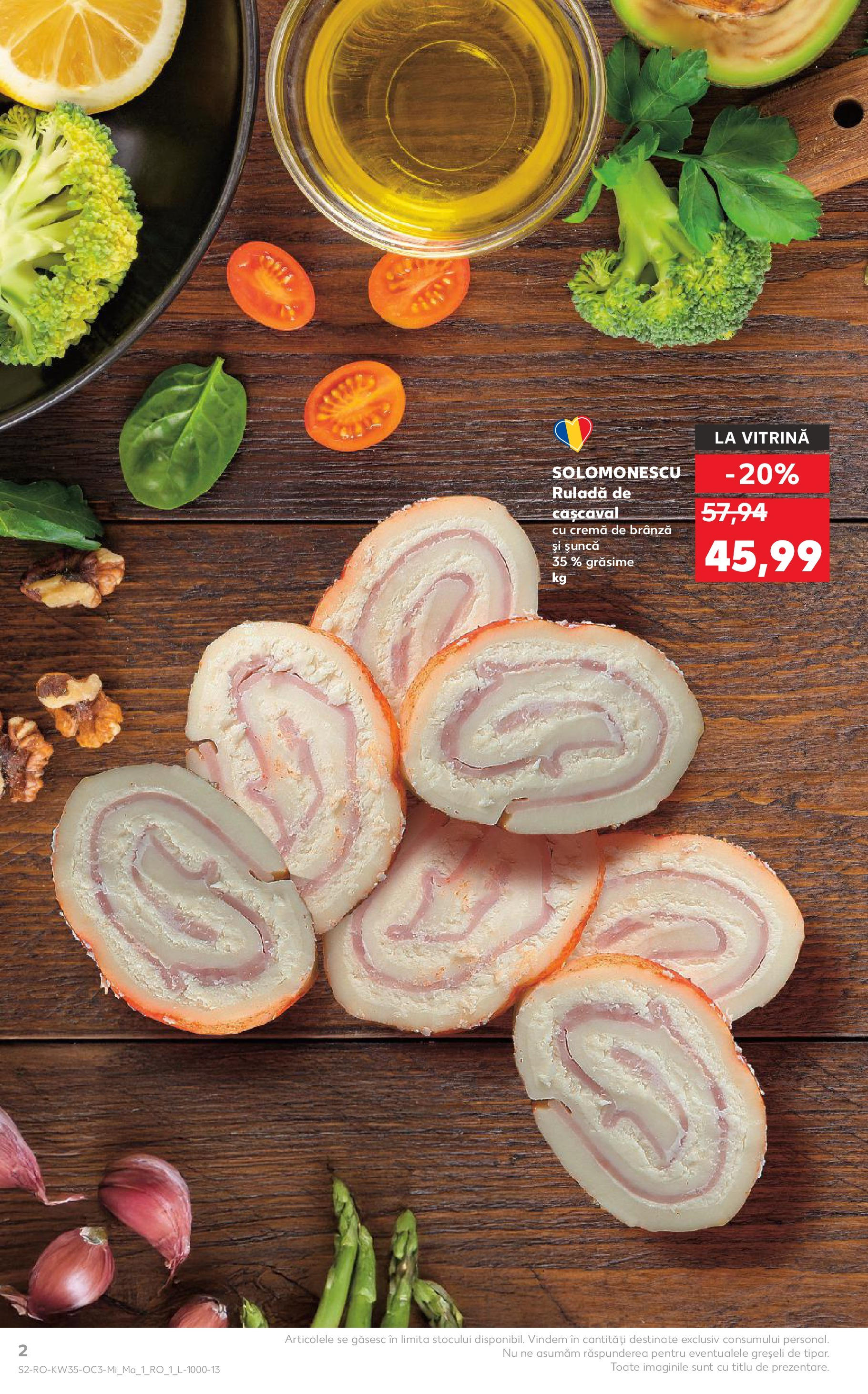 Catalog Kaufland 27 August - 1 Septembrie 2025 | Pagina 2 | Produse: Vitrină, Cașcaval, Cremă, Șuncă