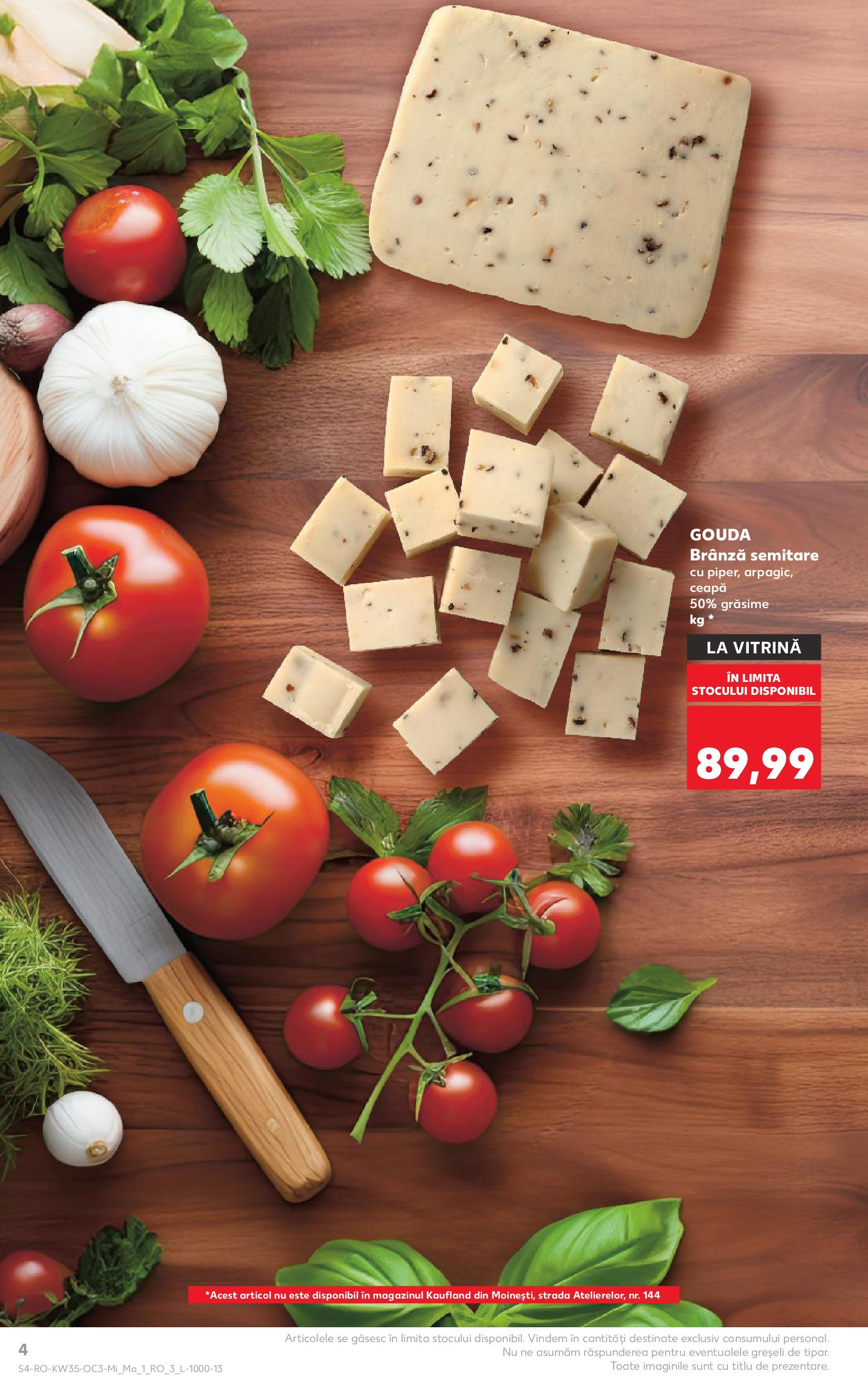 Catalog Kaufland 27 August - 1 Septembrie 2025 | Pagina 4 | Produse: Vitrină, Brânză, Ceapă, Gouda