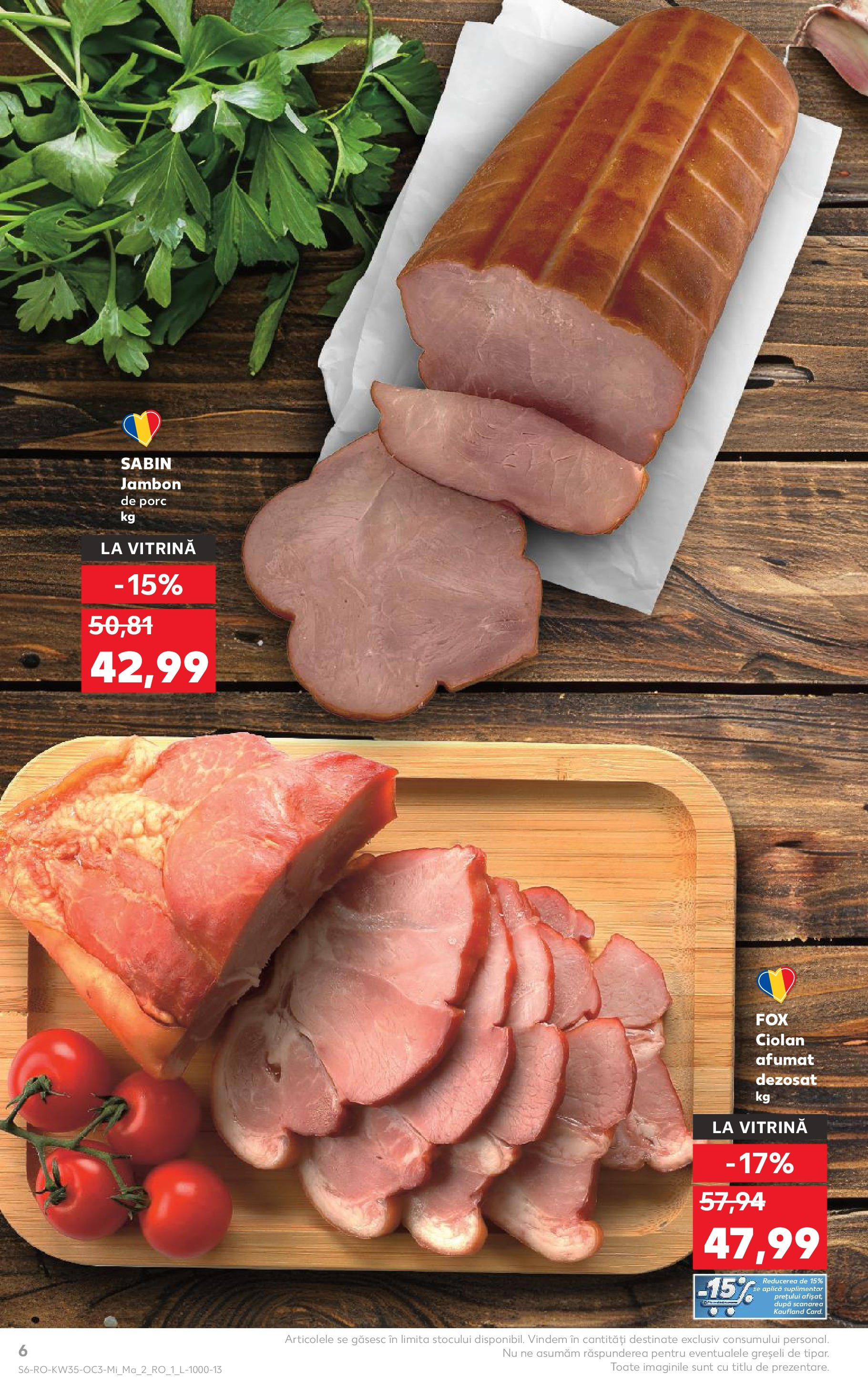 Catalog Kaufland 27 August - 1 Septembrie 2025 | Pagina 6 | Produse: Vitrină