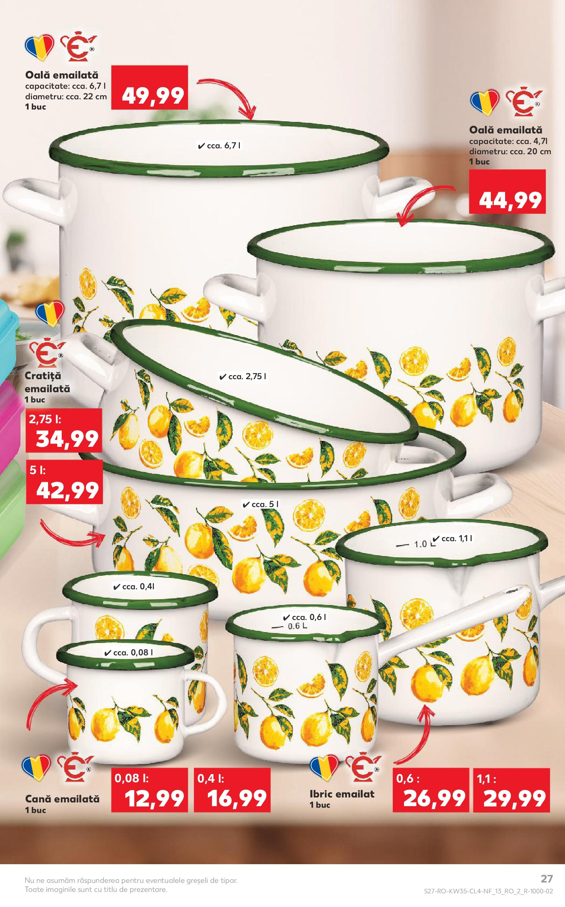 Catalog Kaufland 27 August - 1 Septembrie 2025 | Pagina 27 | Produse: Cratiță, Oală