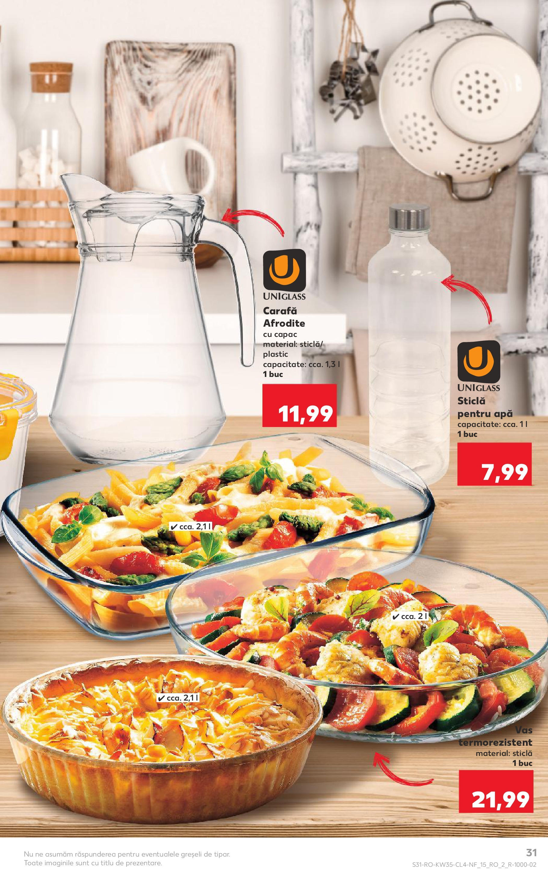 Catalog Kaufland 27 August - 1 Septembrie 2025 | Pagina 31 | Produse: Carafă, Apă