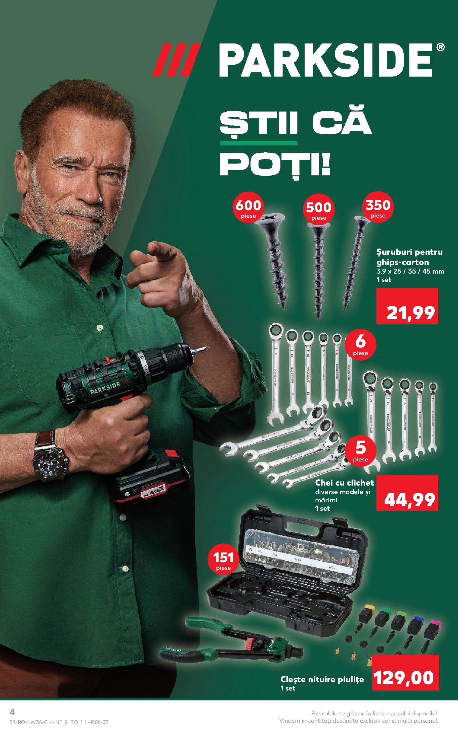 Catalog Kaufland 27 August - 1 Septembrie 2025 | Pagina 4 | Produse: Clește