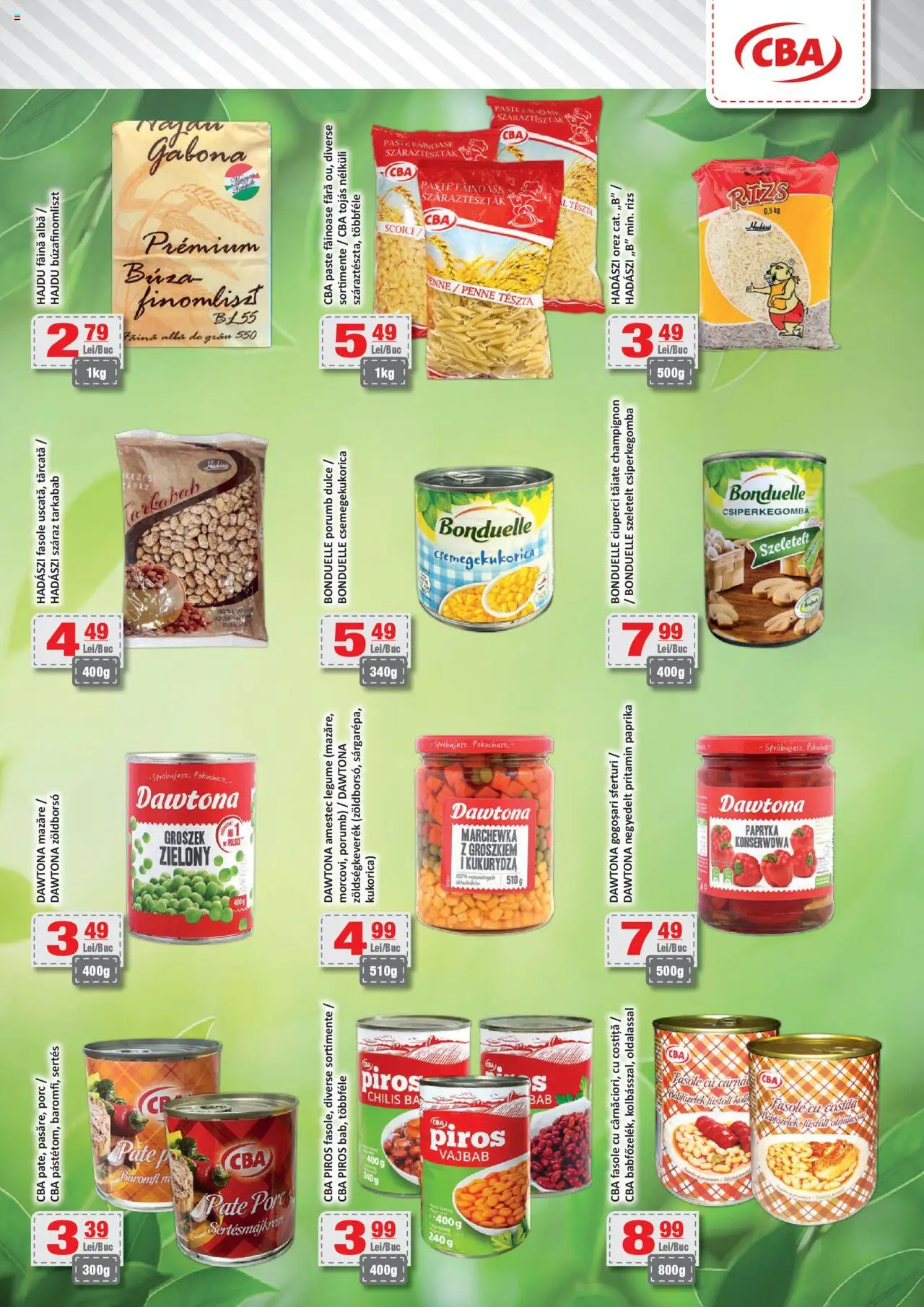 Catalog CBA 11 - 23 Septembrie 2025 | Pagina 5 | Produse: Făină, Paste, Porumb, Legume