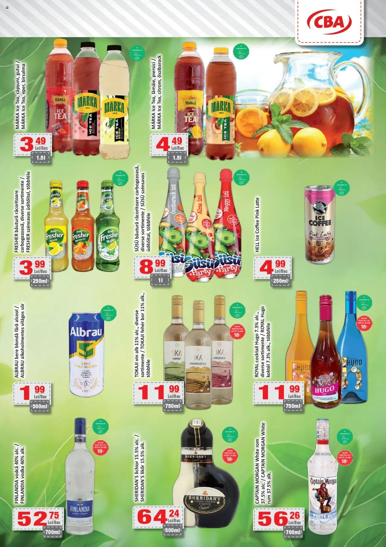 Catalog CBA 11 - 23 Septembrie 2025 | Pagina 8 | Produse: Su ısıtıcı, Bere, Rom, Ice tea