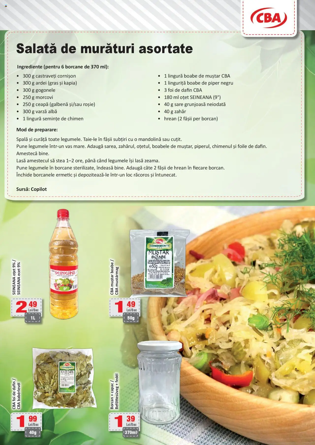 Catalog CBA 11 - 23 Septembrie 2025 | Pagina 9 | Produse: Borcan, Condimente, Sare, Piper