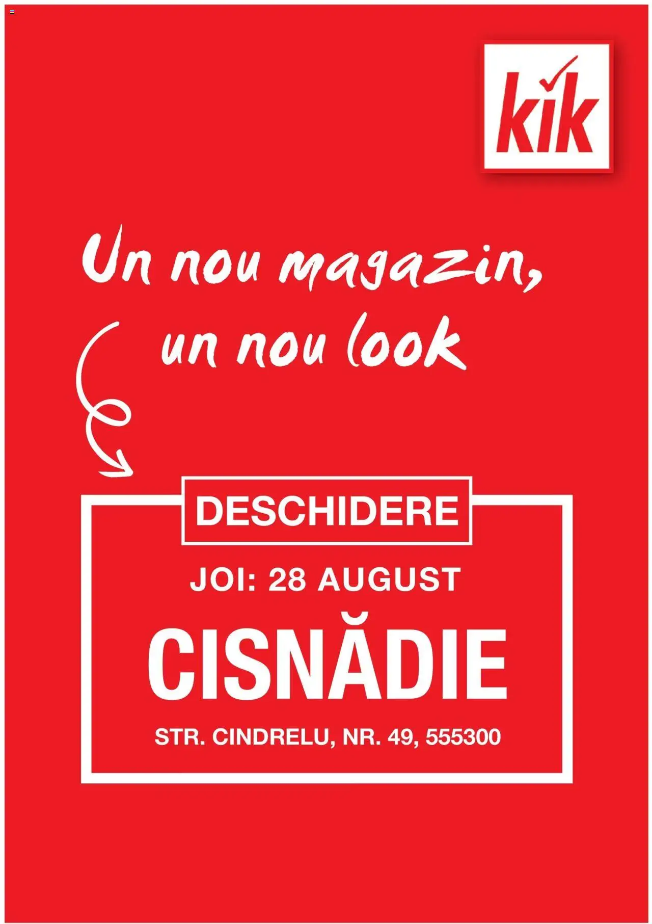Catalog Kik 25 - 27 August 2025 | Pagina 1