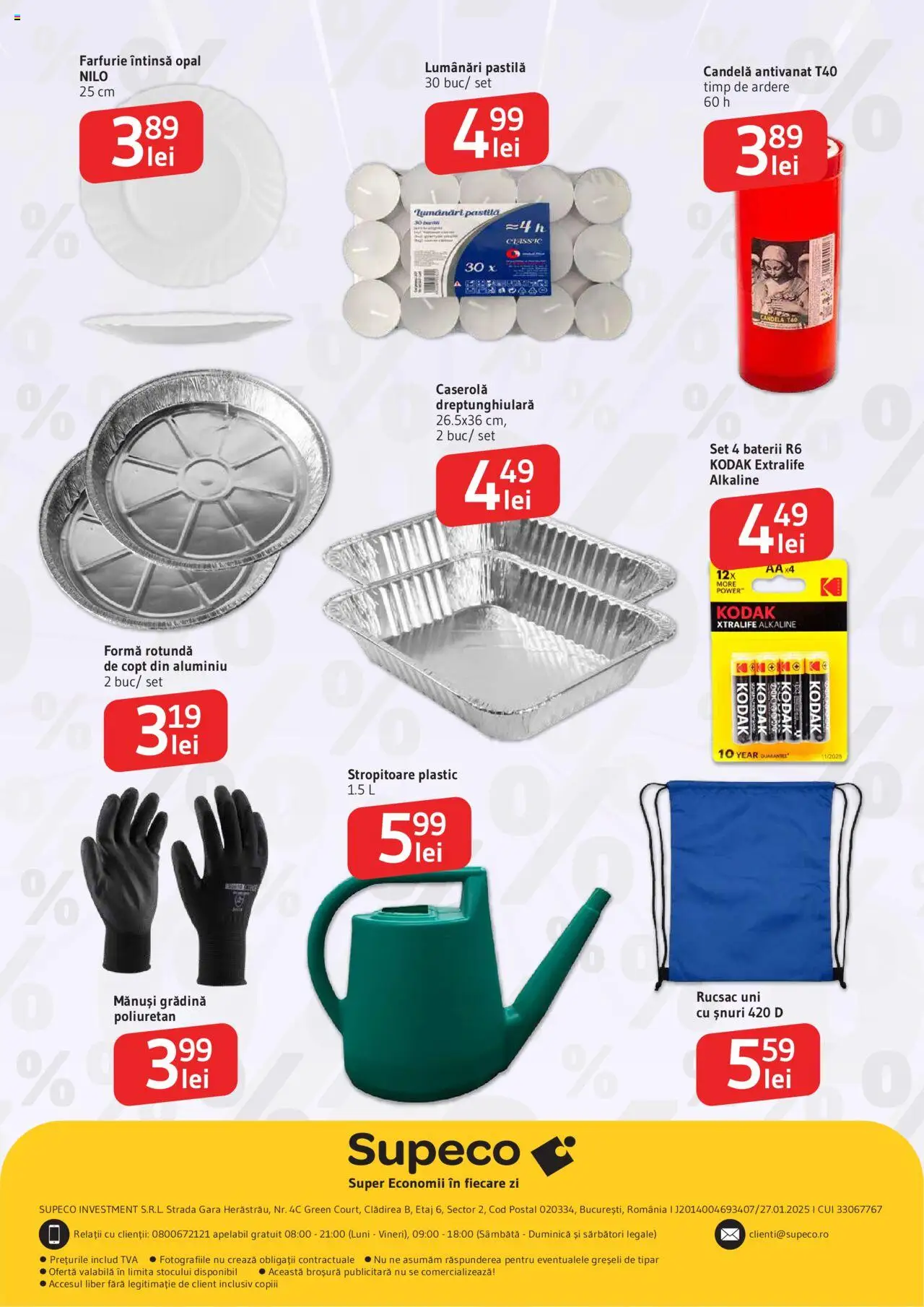 Catalog Supeco 28 August - 9 Septembrie 2025 | Pagina 11 | Produse: Mănuși, Baterii, Farfurie, Rucsac