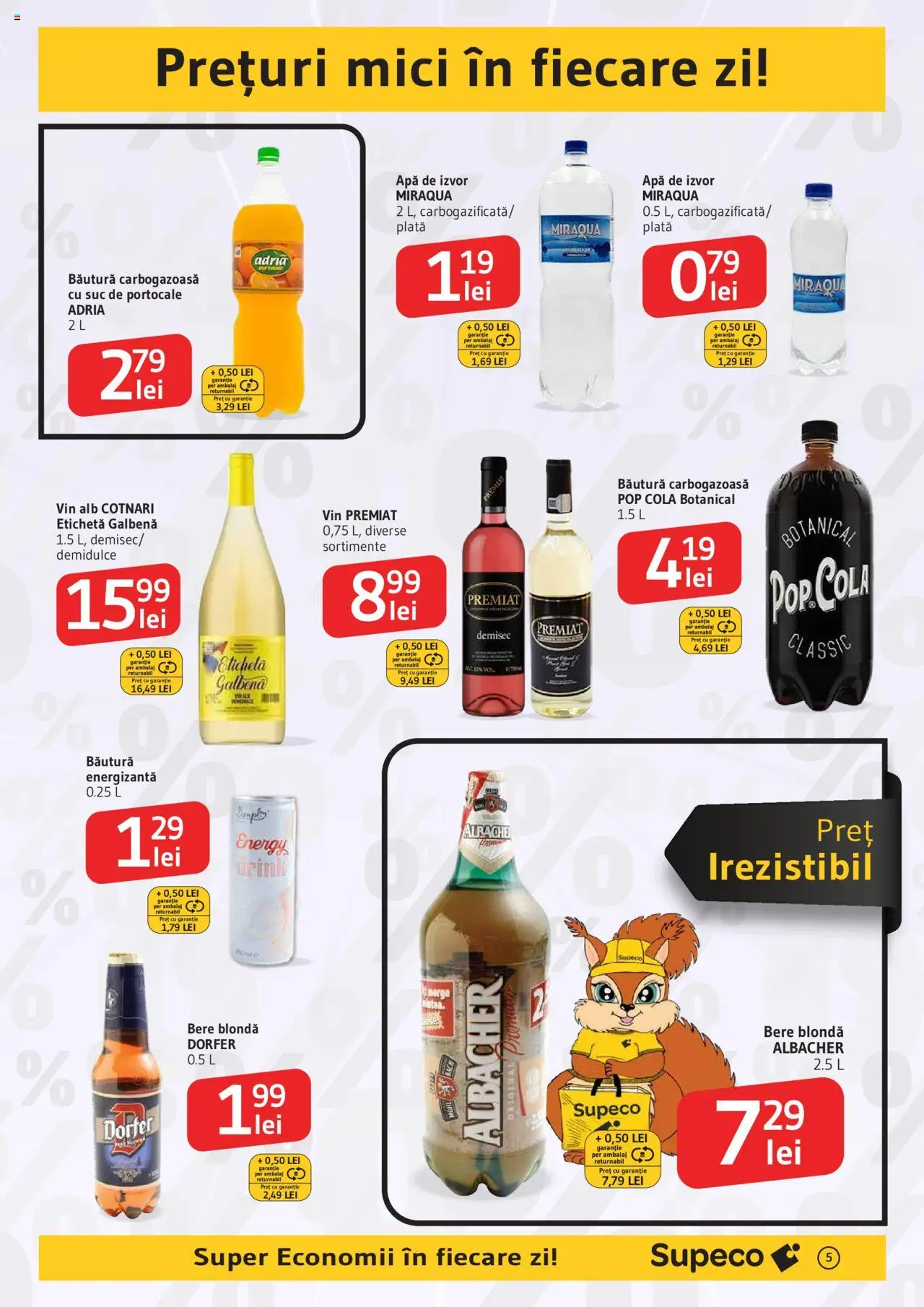 Catalog Supeco 28 August - 9 Septembrie 2025 | Pagina 5 | Produse: Amerikan servis, Vin, Bere, Portocale