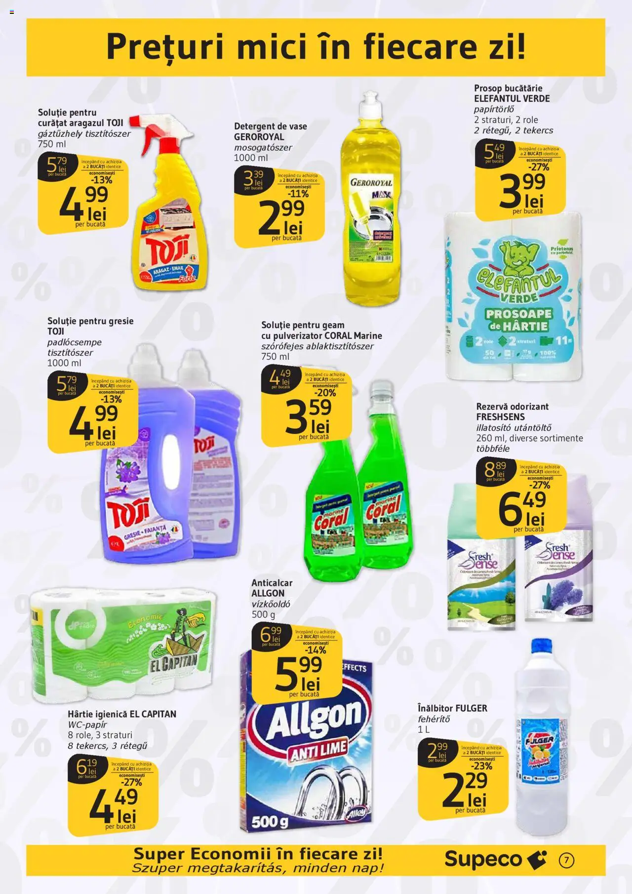 Catalog Supeco 28 August - 9 Septembrie 2025 | Pagina 7 | Produse: Lime, Detergent de vase, Gresie, Role
