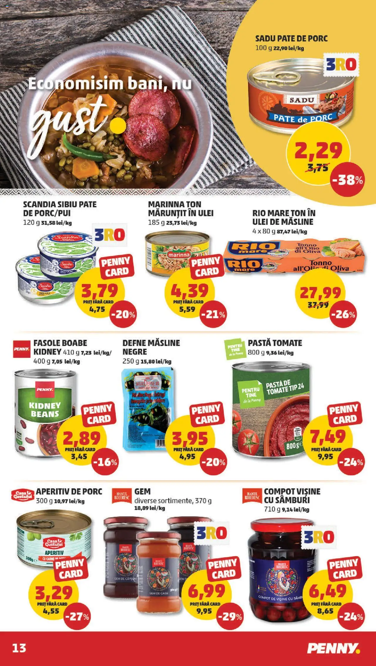 Catalog PENNY Market 27 August - 1 Septembrie 2025 | Pagina 13 | Produse: Gem, Carne De Porc, Căpșuni, Ahtapot
