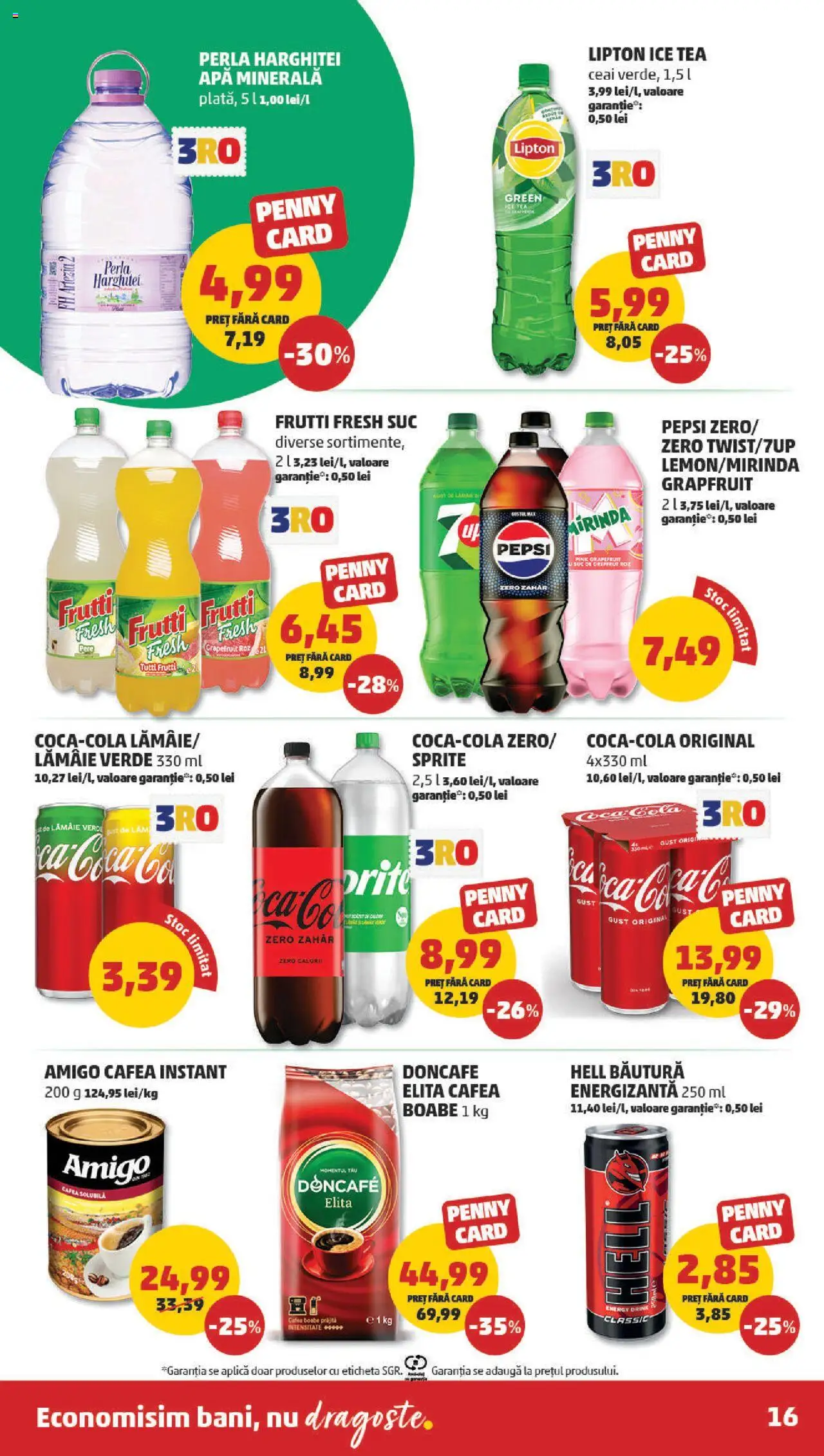 Catalog PENNY Market 27 August - 1 Septembrie 2025 | Pagina 16 | Produse: Cafea, Suc, Ceai, Lămâie