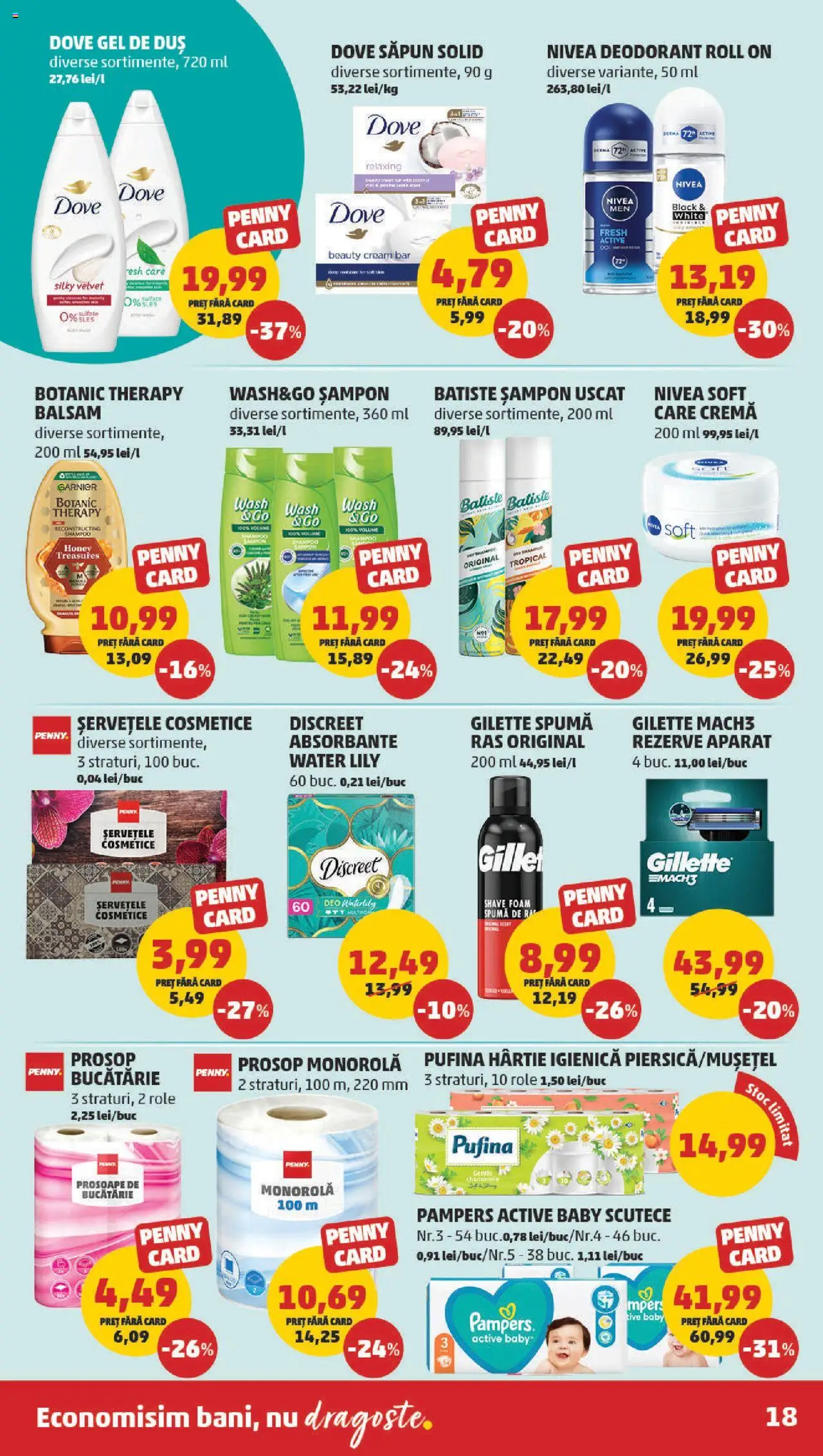 Catalog PENNY Market 27 August - 1 Septembrie 2025 | Pagina 18 | Produse: Săpun solid, Prosop monorolă, Săpun, Absorbante