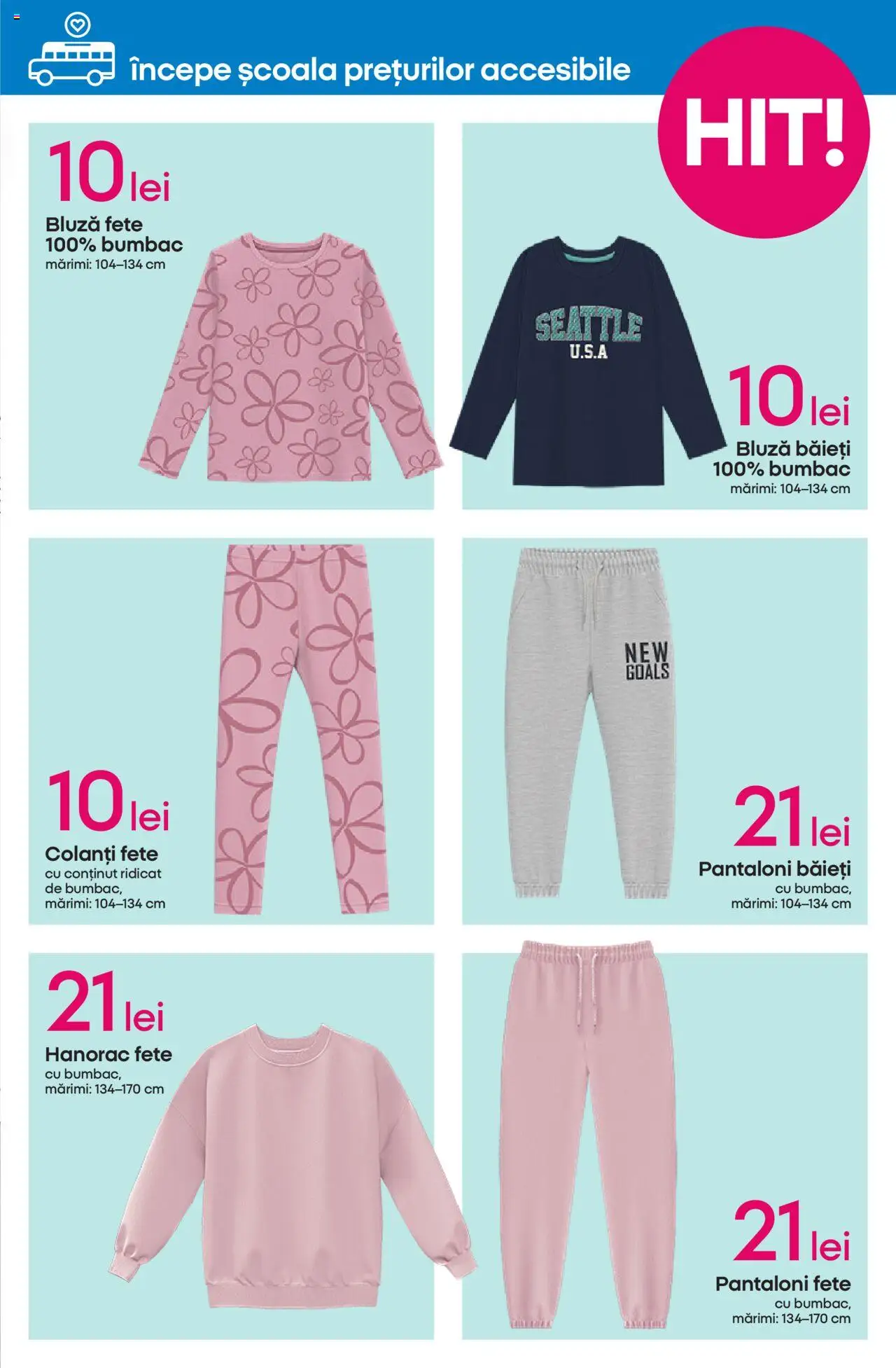 Catalog Pepco 28 August - 16 Septembrie 2025 | Pagina 3 | Produse: Bluză, Pantaloni, Colanți, Keşe