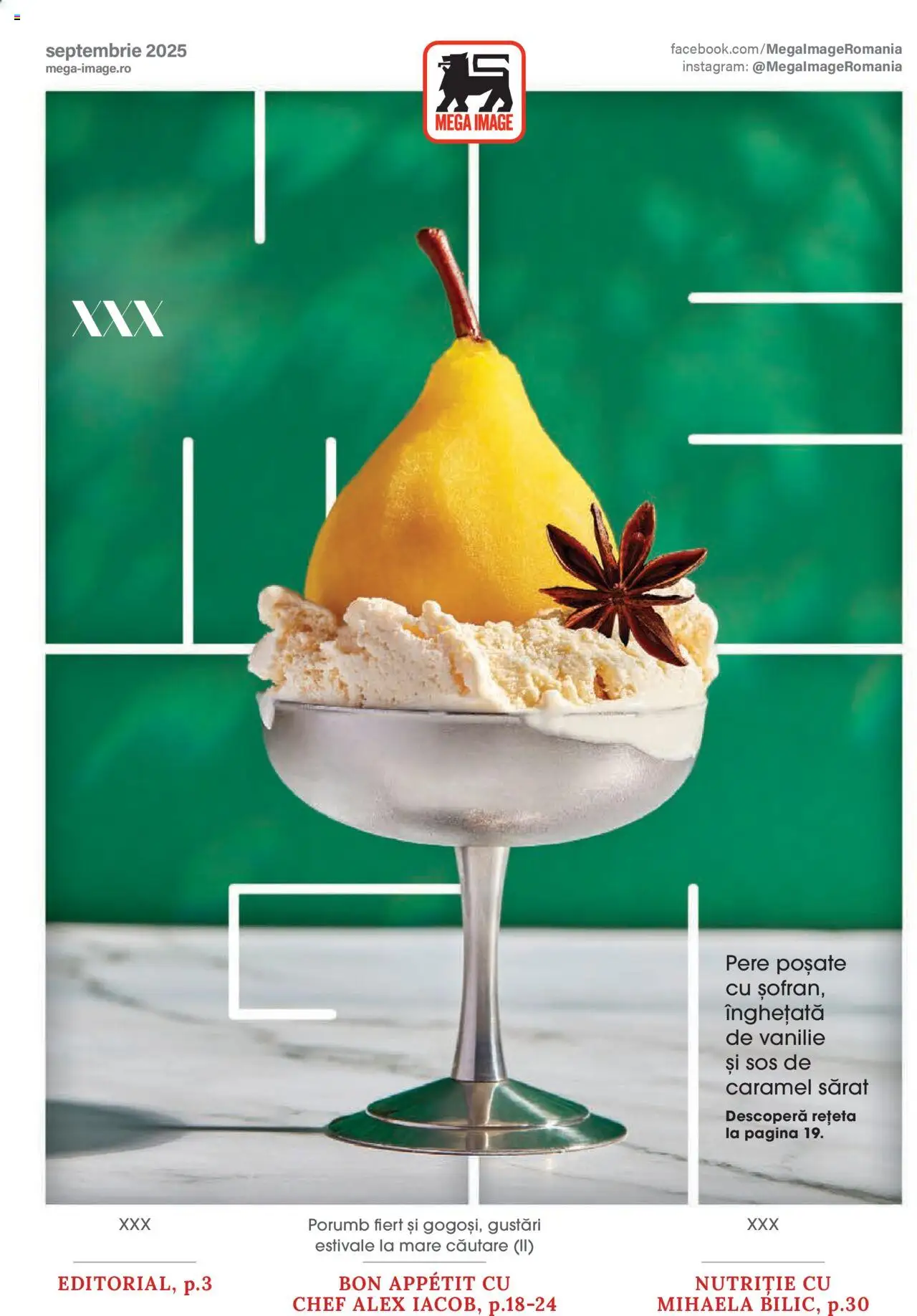 Catalog Mega Image 28 August - 29 Septembrie 2025 | Pagina 1 | Produse: Înghețată, Porumb, Sos