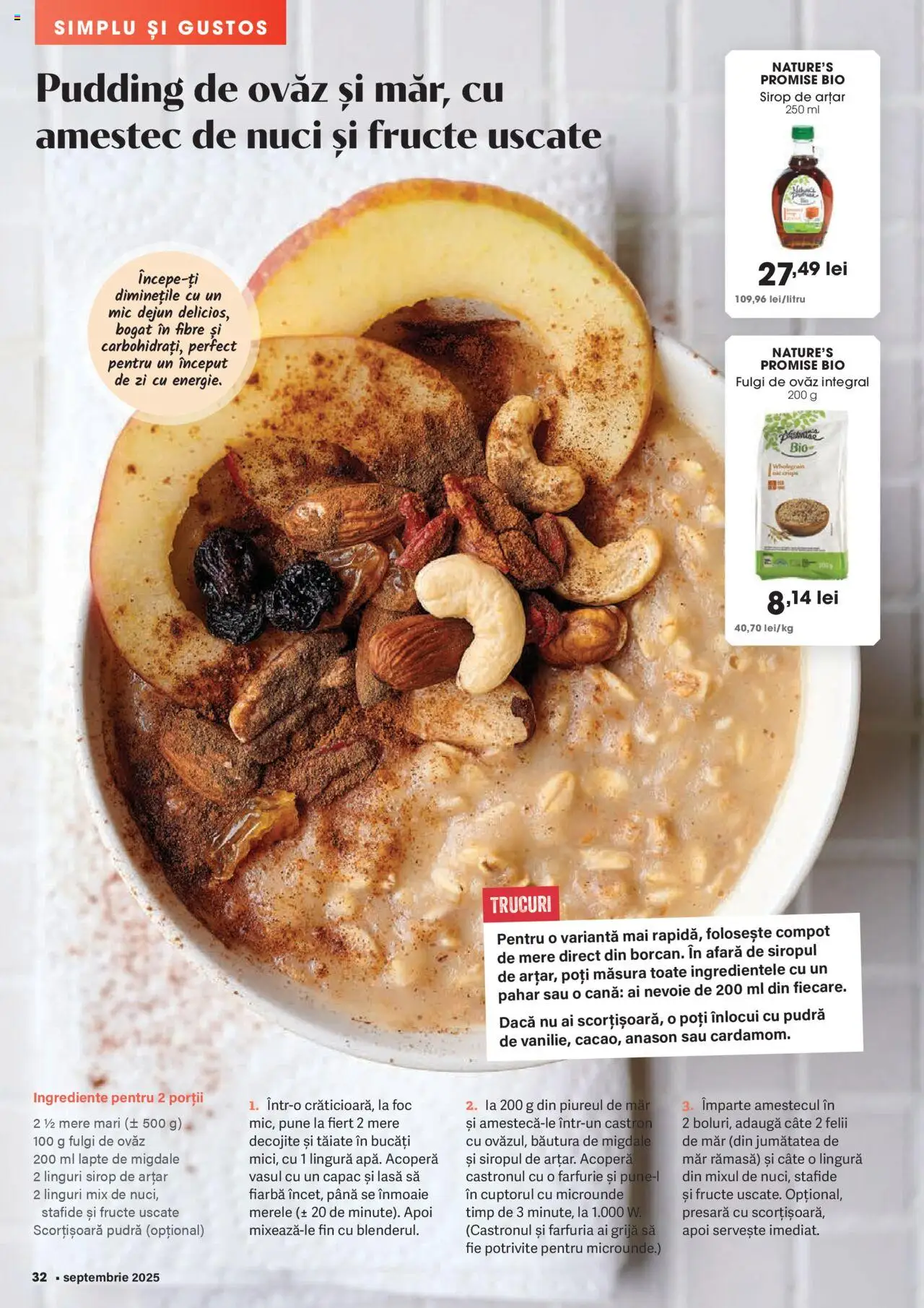 Catalog Mega Image 28 August - 29 Septembrie 2025 | Pagina 32 | Produse: Farfurie, Compot, Sirop, Fructe