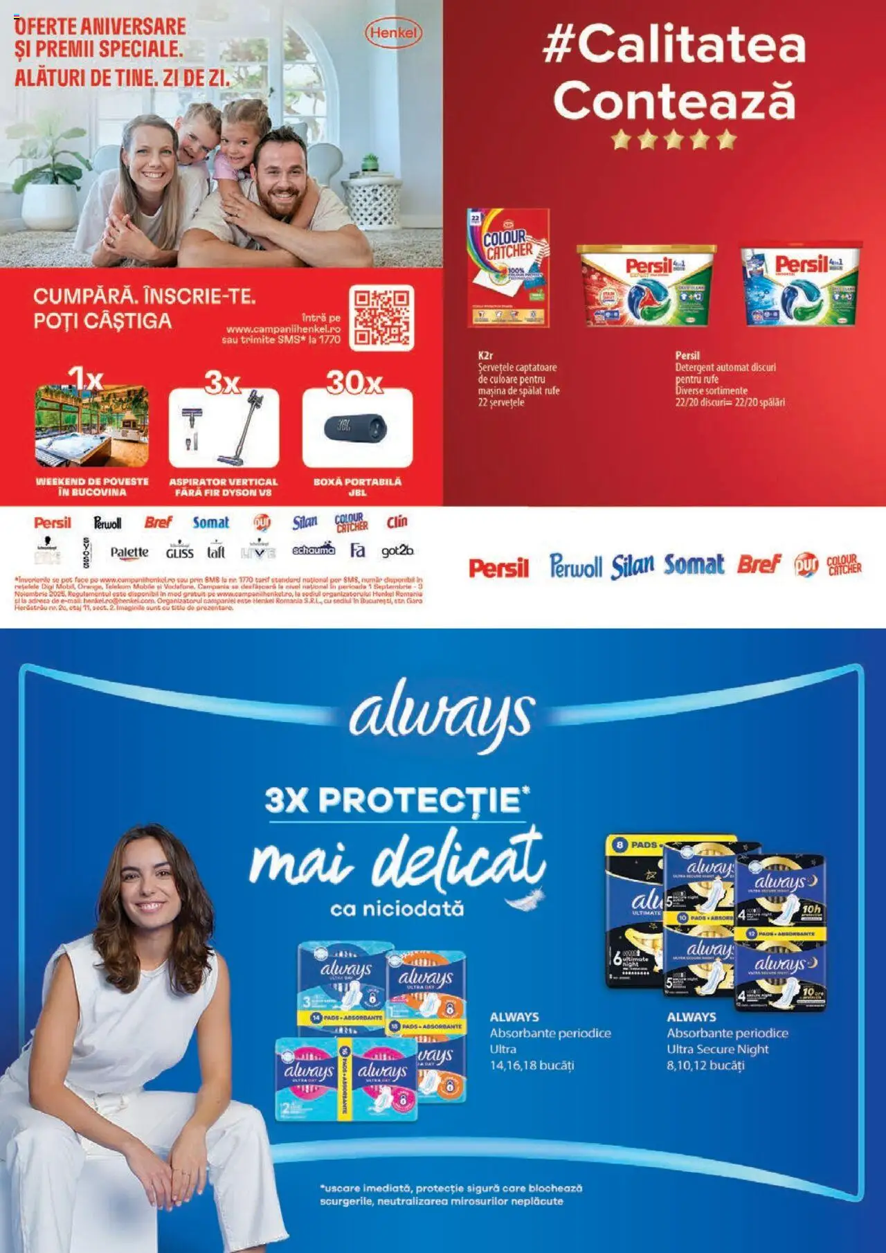 Catalog Mega Image 28 August - 29 Septembrie 2025 | Pagina 40 | Produse: Mașină De Spălat, Kedi Ödül Oyuncakları, Detergent, Boxă portabilă