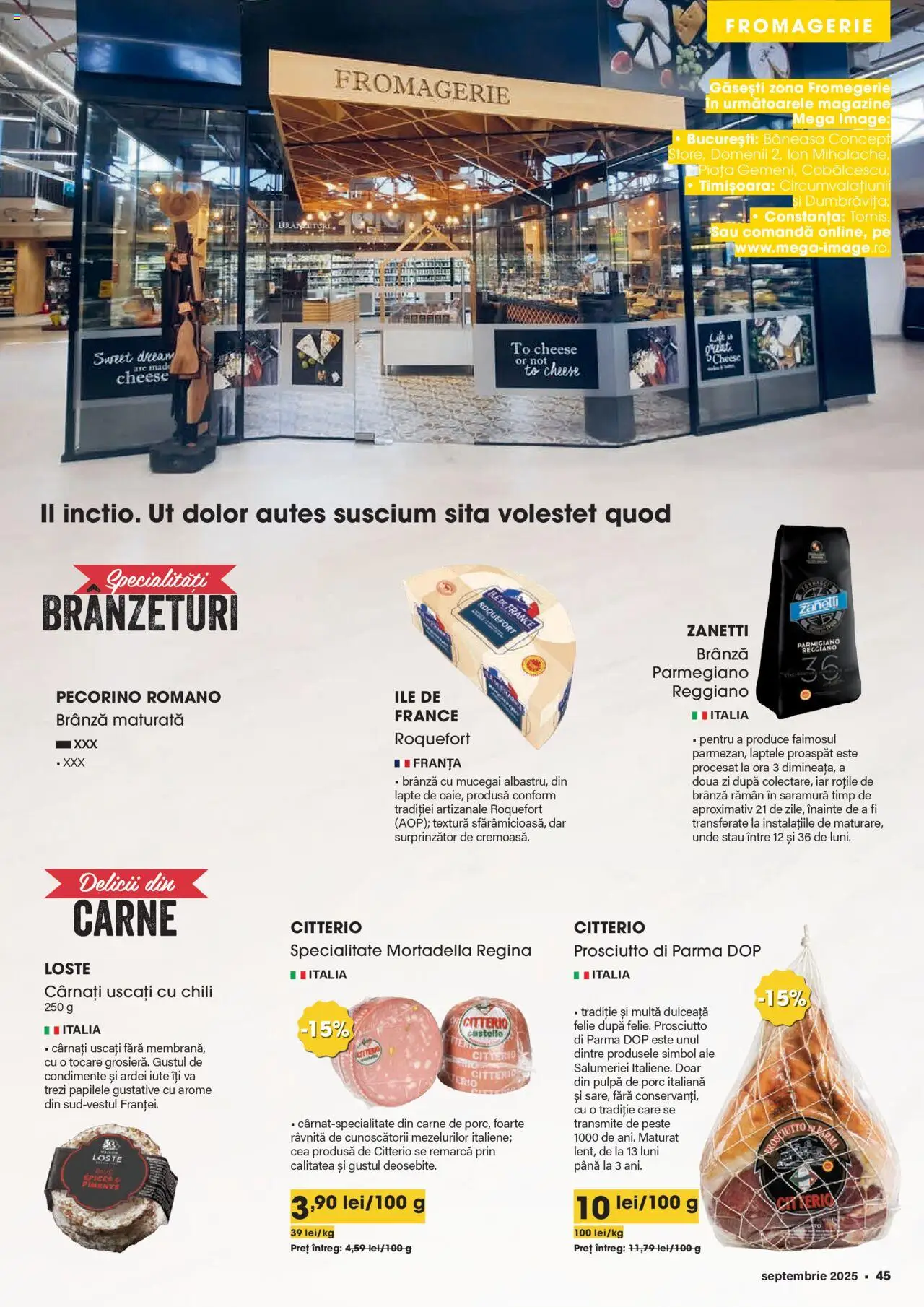 Catalog Mega Image 28 August - 29 Septembrie 2025 | Pagina 45 | Produse: Ardei, Lapte, Brânză, Pește
