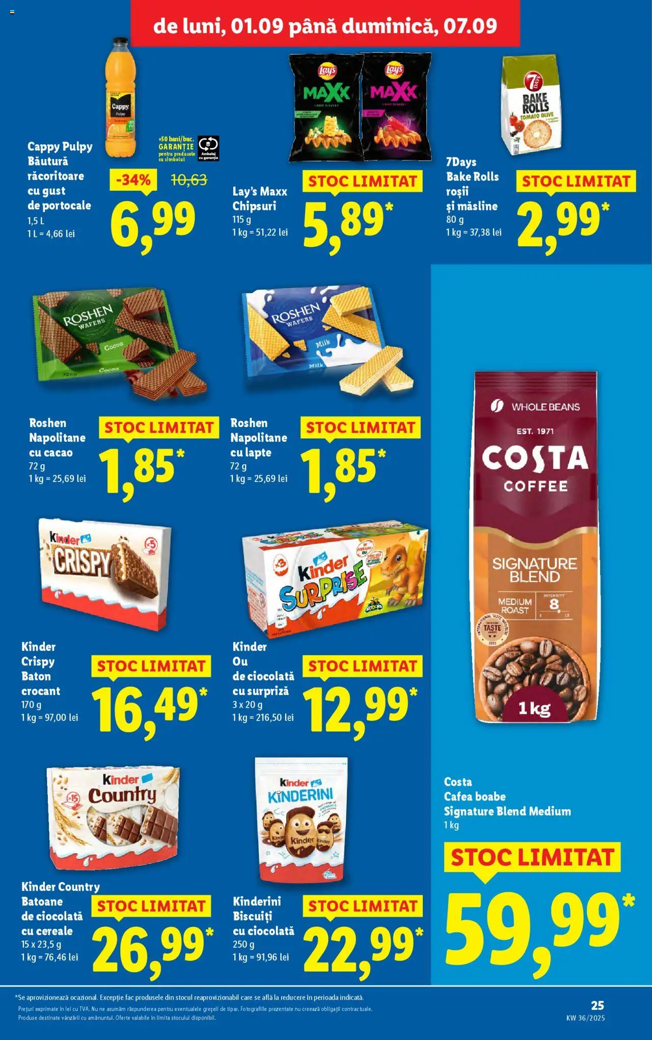Catalog LIDL 1 - 6 Septembrie 2025 | Pagina 25 | Produse: Taneli organik hardal, Ananas, Avocado, Cartofi
