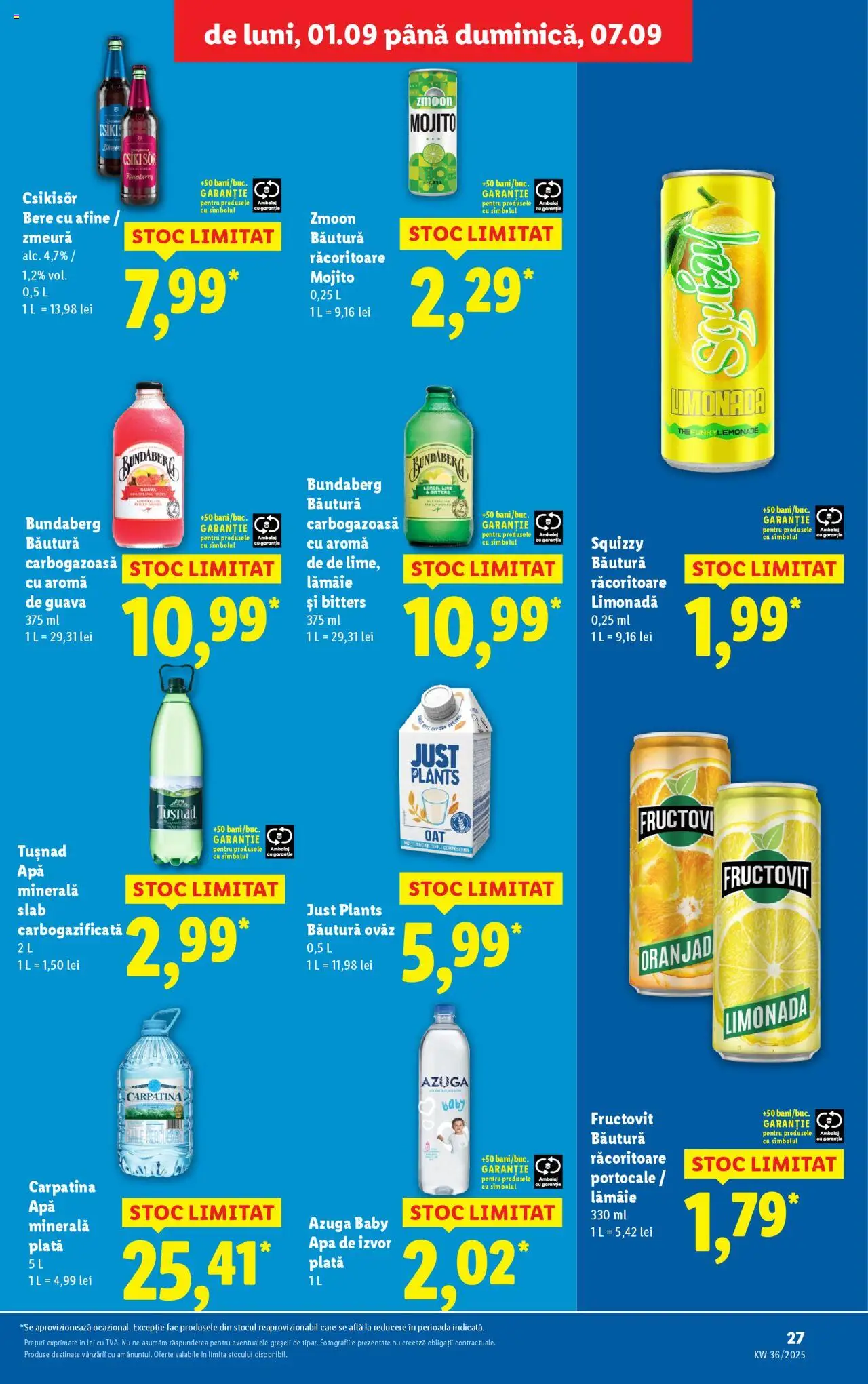 Catalog LIDL 1 - 6 Septembrie 2025 | Pagina 27 | Produse: Hacıyatmaz Kedi Oyuncağı, Sushi, Salam, Șuncă