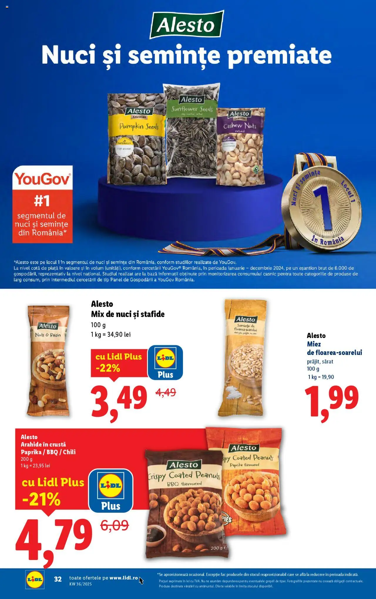 Catalog LIDL 1 - 6 Septembrie 2025 | Pagina 32 | Produse: Bacon, Brânză, Șuncă, Cartofi