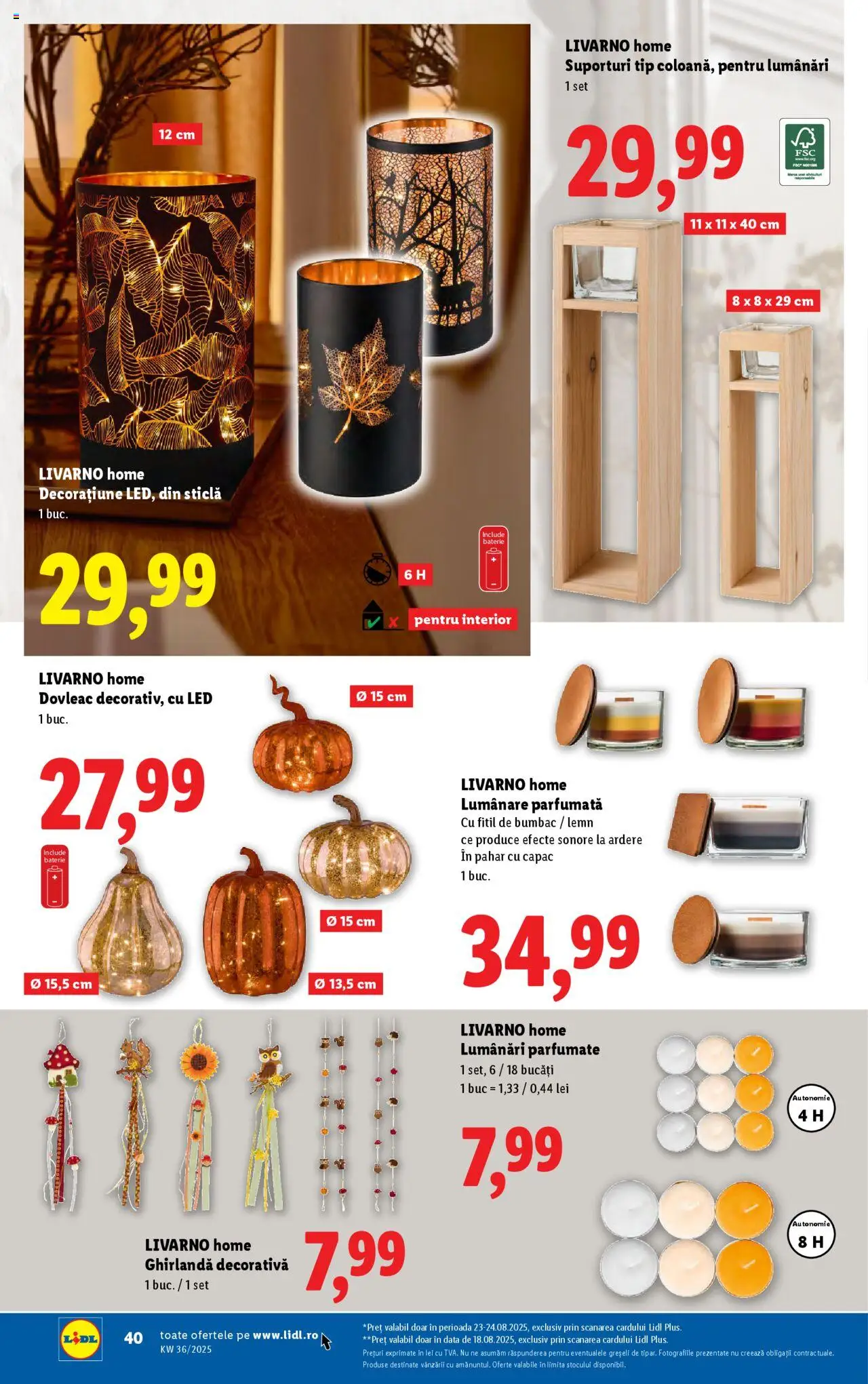 Catalog LIDL 1 - 6 Septembrie 2025 | Pagina 40 | Produse: Hacıyatmaz Kedi Oyuncağı, Măsline, Rață, Banane