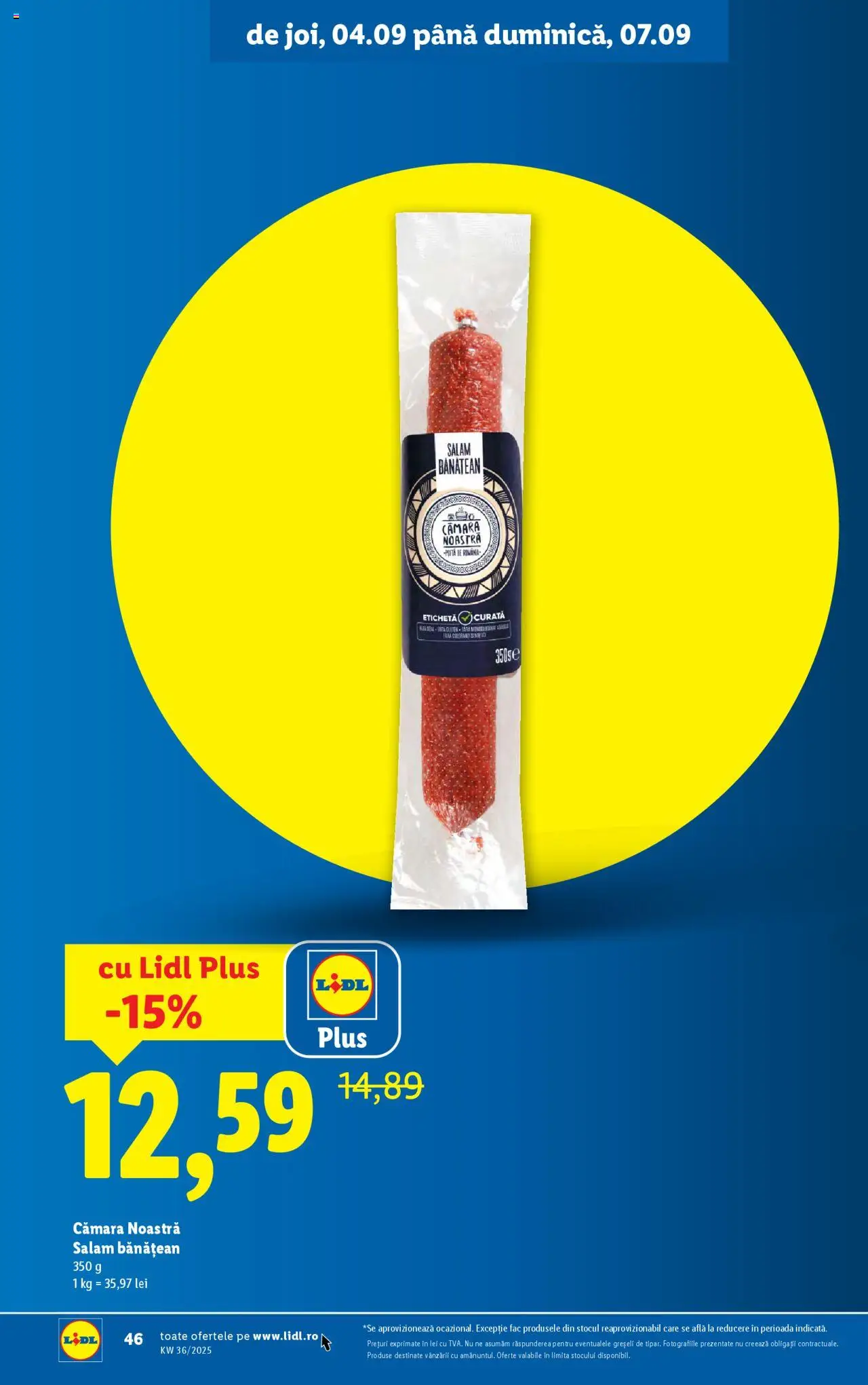Catalog LIDL 1 - 6 Septembrie 2025 | Pagina 46 | Produse: Salam
