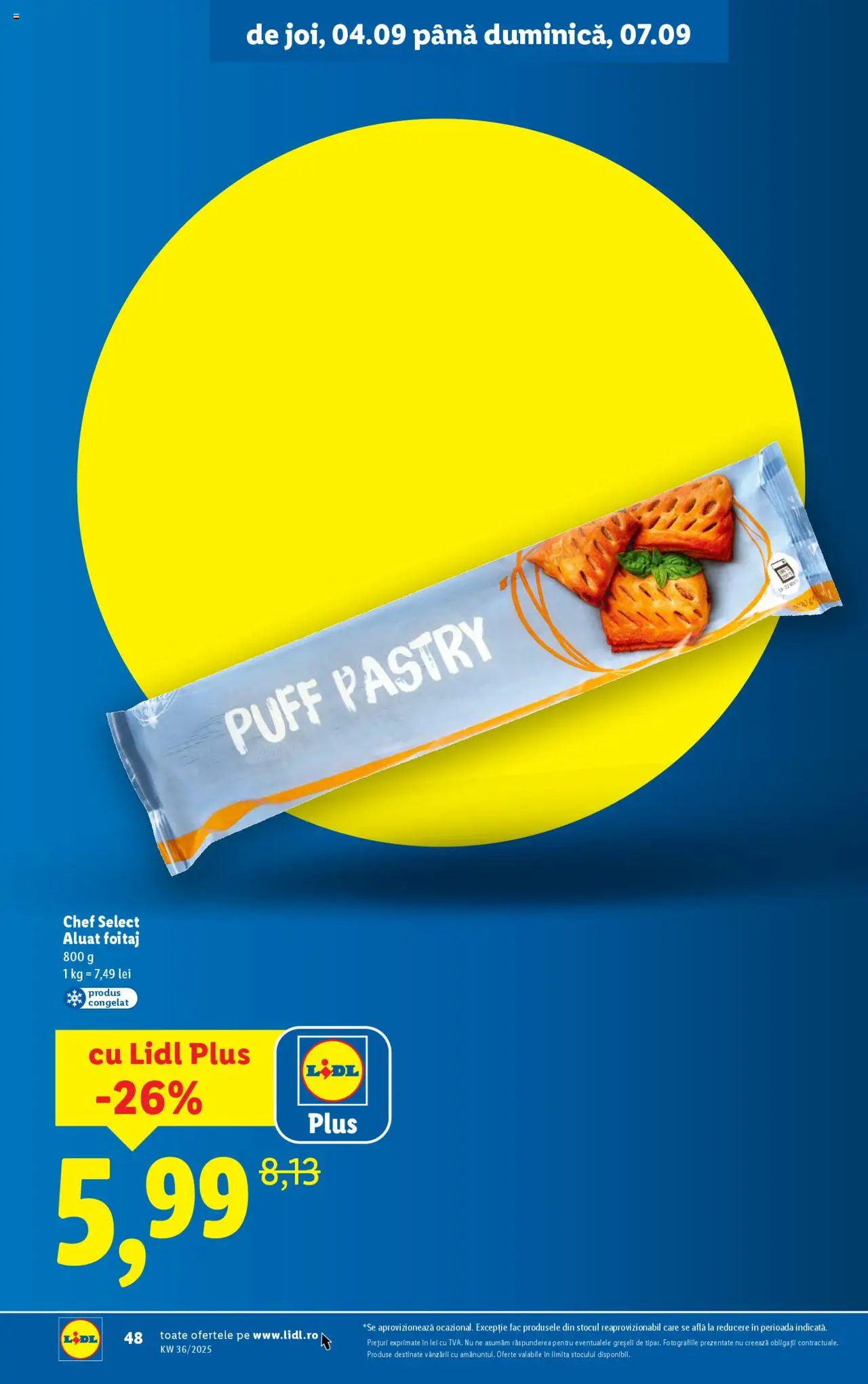 Catalog LIDL 1 - 6 Septembrie 2025 | Pagina 48 | Produse: Aluat