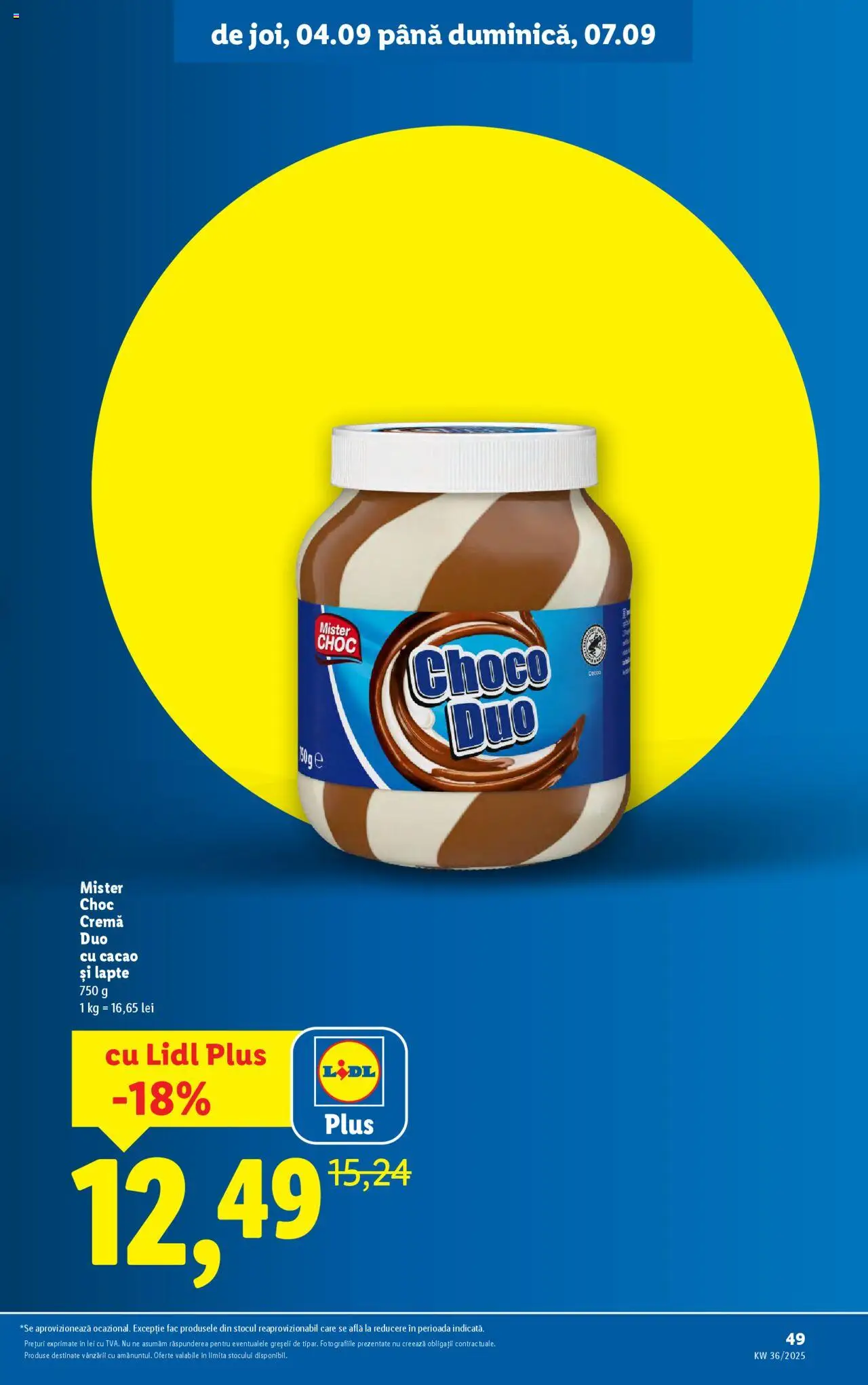 Catalog LIDL 1 - 6 Septembrie 2025 | Pagina 49 | Produse: Lapte, Cremă, Cacao, Ayakkabı düzenleyici