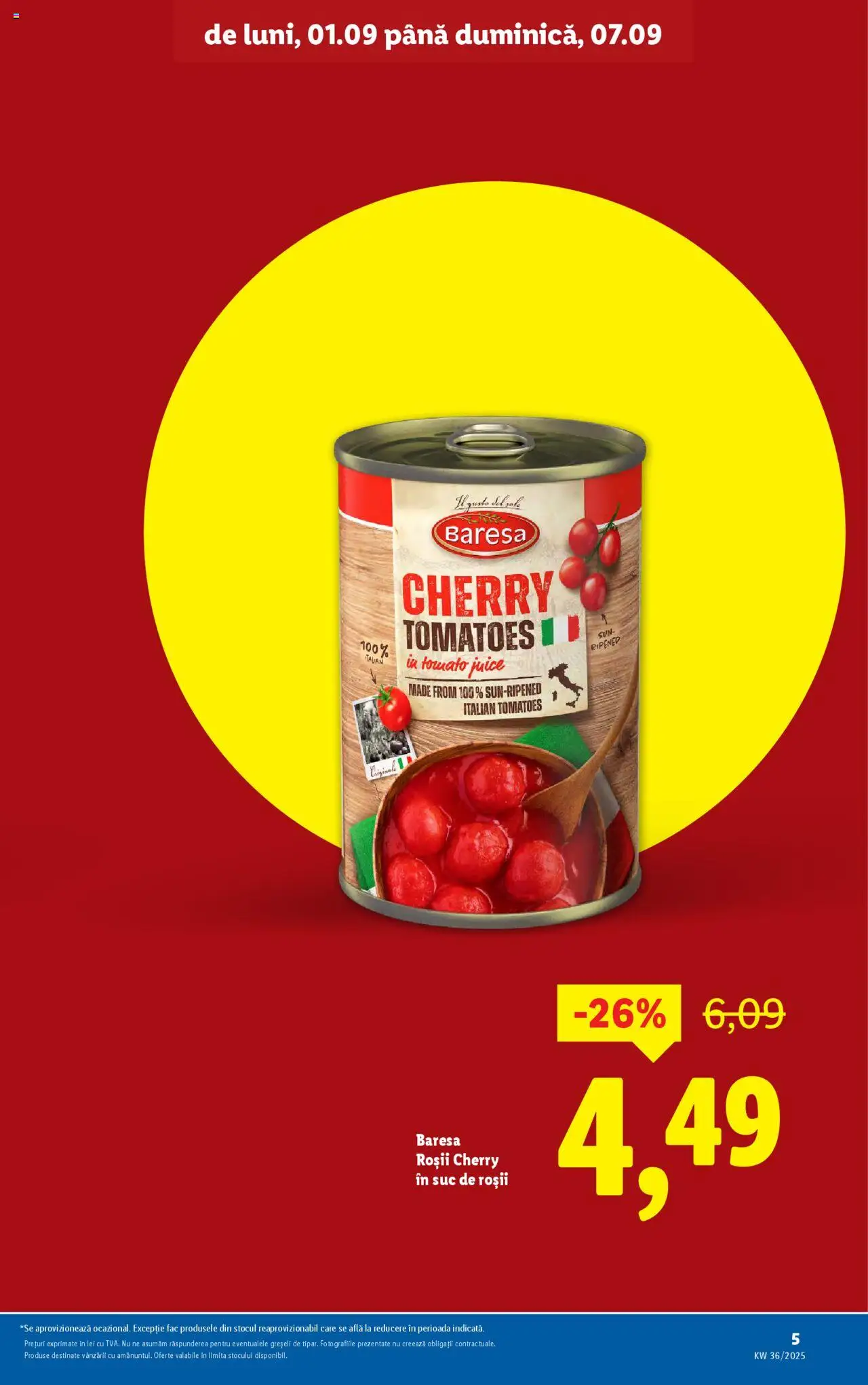 Catalog LIDL 1 - 6 Septembrie 2025 | Pagina 5 | Produse: Divan, Cremă, Pizza, Ahtapot