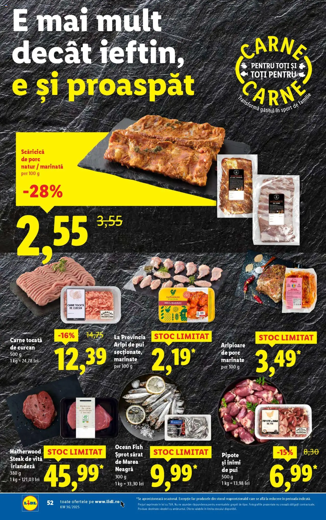 Catalog LIDL 1 - 6 Septembrie 2025 | Pagina 52 | Produse: Hacıyatmaz Kedi Oyuncağı, Carne tocată