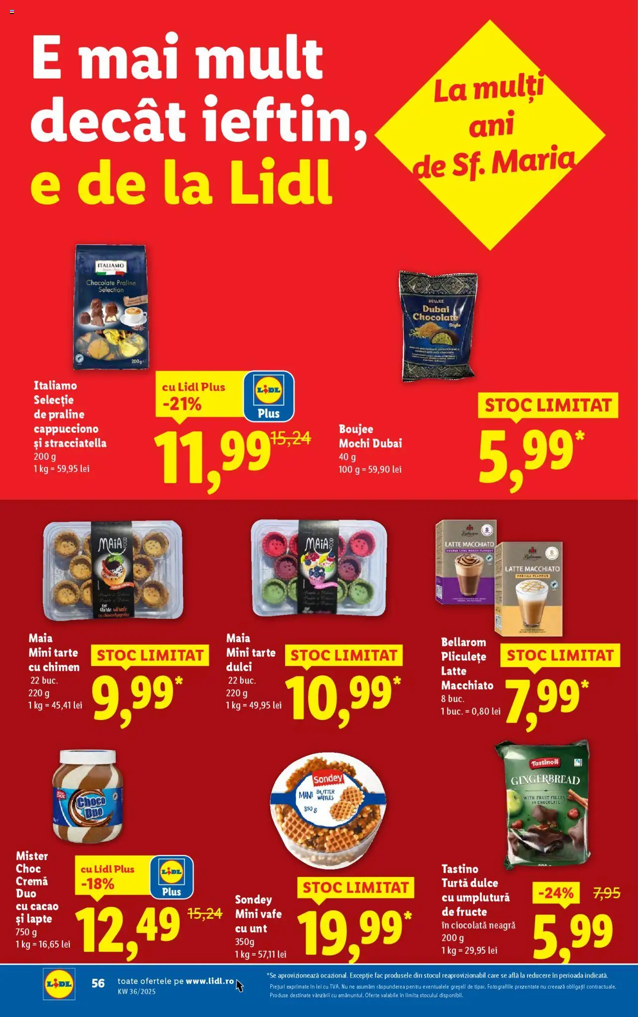 Catalog LIDL 1 - 6 Septembrie 2025 | Pagina 56 | Produse: Delgeç, Unt, Cremă, Kanca