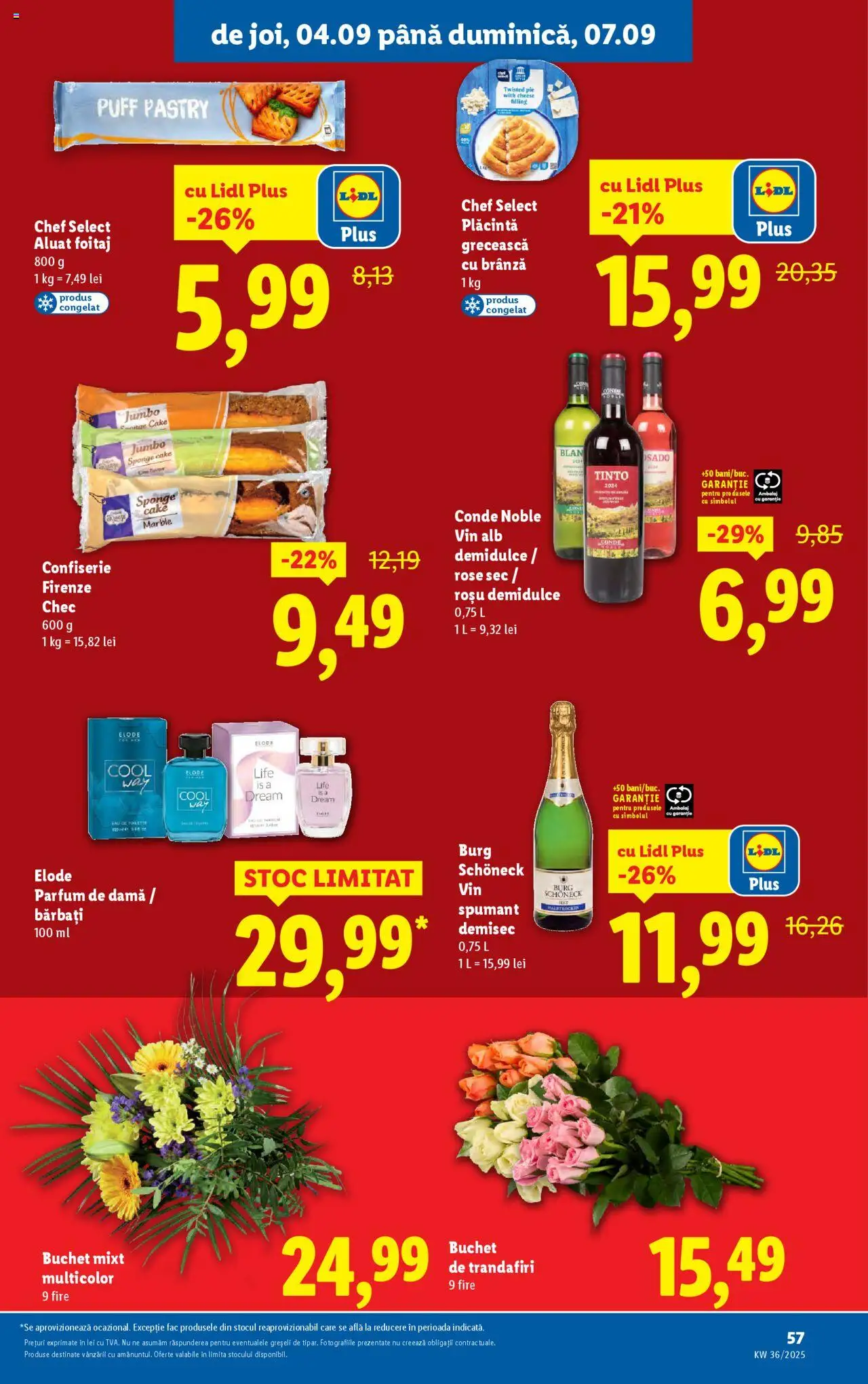 Catalog LIDL 1 - 6 Septembrie 2025 | Pagina 57 | Produse: Lime, Parfum, Plăcintă, Vin