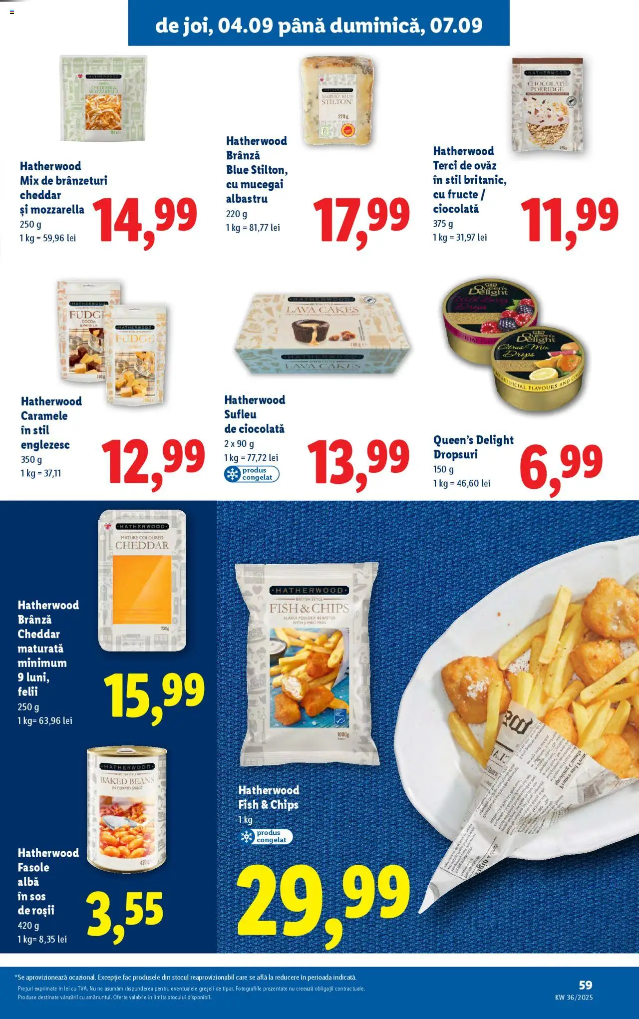 Catalog LIDL 1 - 6 Septembrie 2025 | Pagina 59 | Produse: Mozzarella, Ciocolată, Fasole albă, Fructe