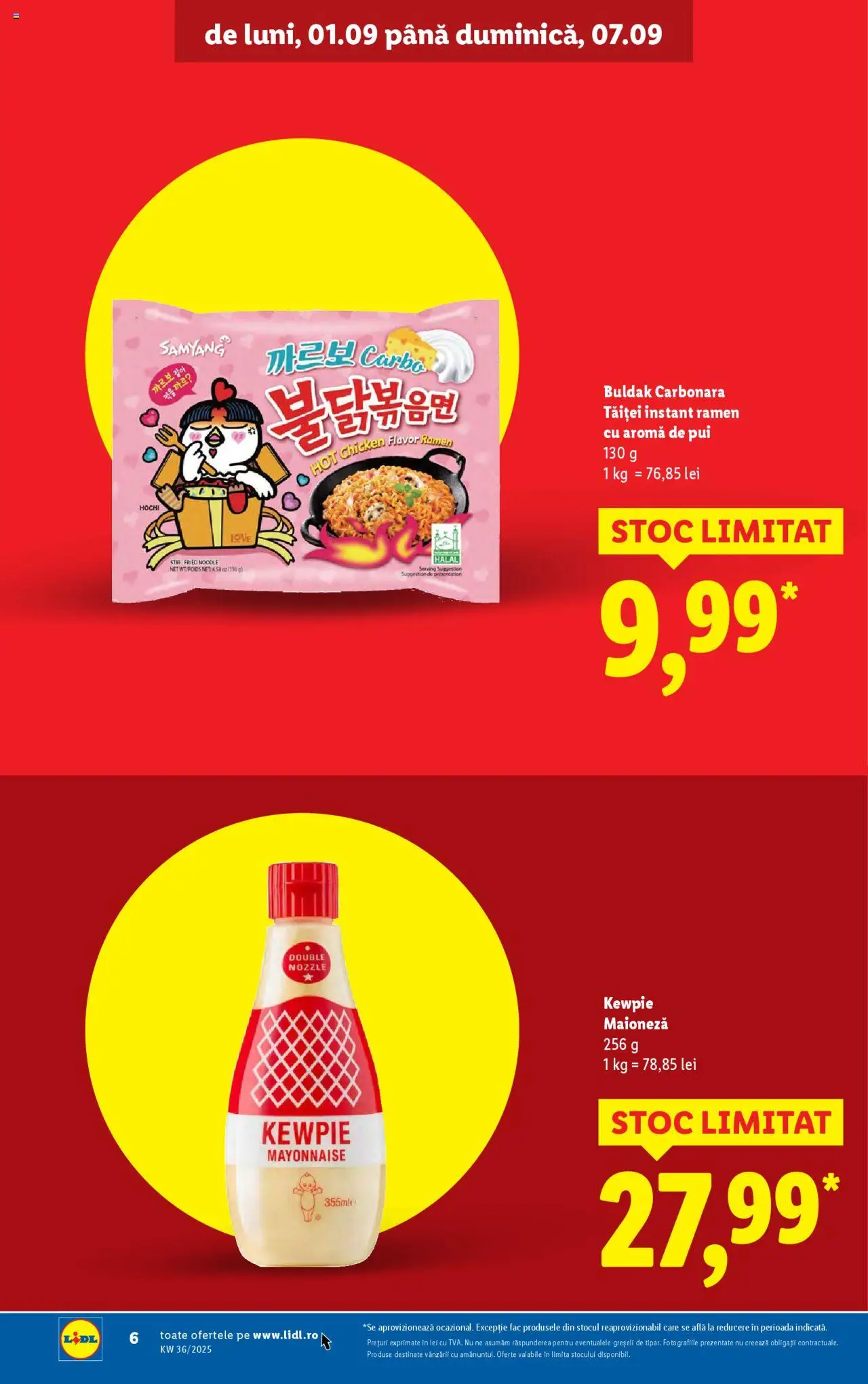 Catalog LIDL 1 - 6 Septembrie 2025 | Pagina 6 | Produse: Toplar, Cașcaval, Carne De Porc, Parizer