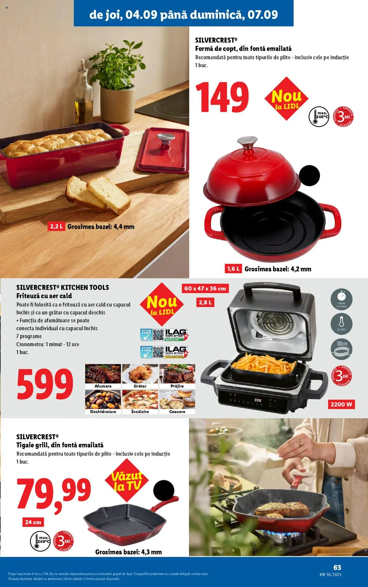 Catalog LIDL 1 - 6 Septembrie 2025 | Pagina 63 | Produse: Ginseng, Tigaie, Grill, Grătar