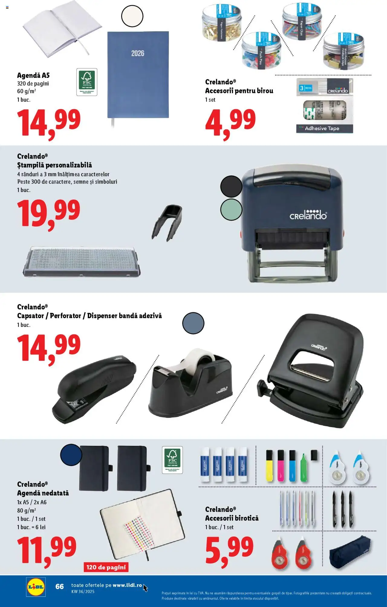 Catalog LIDL 1 - 6 Septembrie 2025 | Pagina 66 | Produse: Notebook, Çikolatalı gofret, Pește