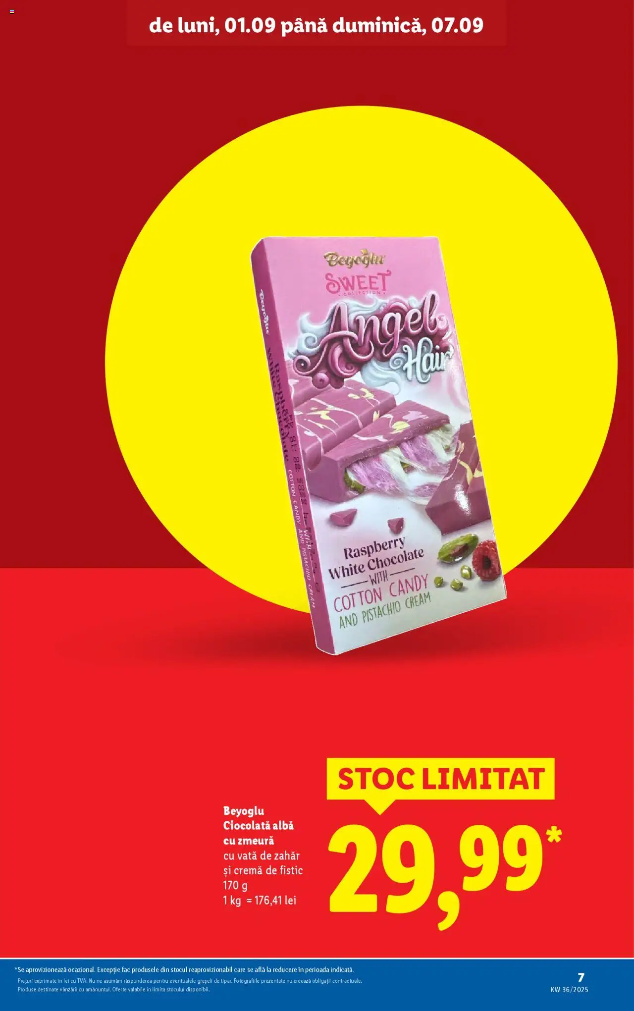 Catalog LIDL 1 - 6 Septembrie 2025 | Pagina 7 | Produse: Mozzarella, Iaurt, Salam, Paste