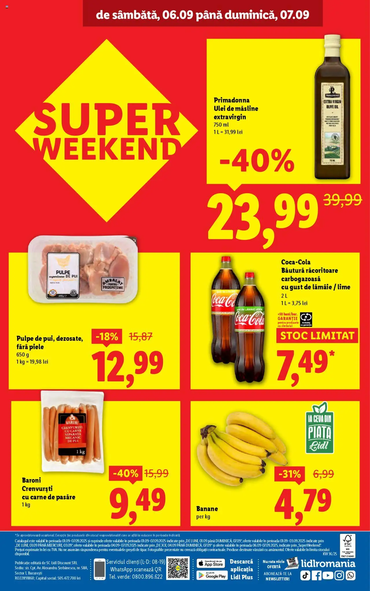Catalog LIDL 1 - 6 Septembrie 2025 | Pagina 76 | Produse: Lime, Măsline, Crenvurști, Ulei