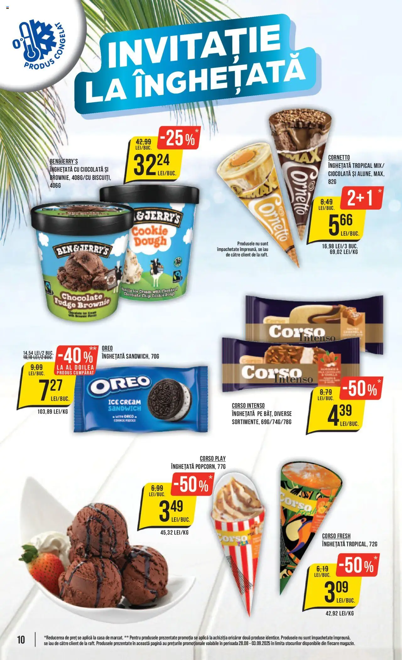 Catalog Mega Image 28 August - 2 Septembrie 2025 | Pagina 10 | Produse: Ciocolată, Înghețată
