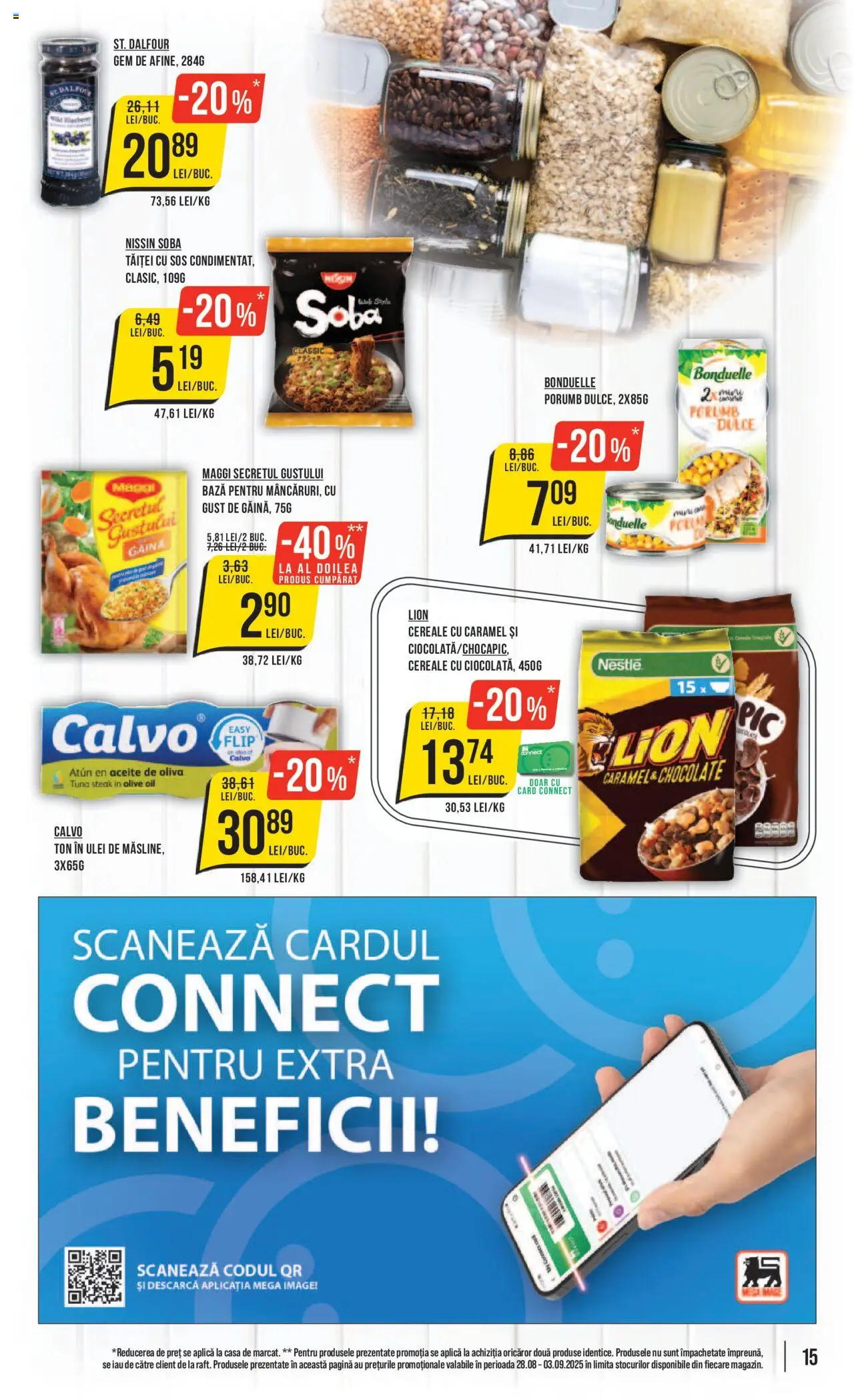 Catalog Mega Image 28 August - 2 Septembrie 2025 | Pagina 15 | Produse: Sobă, Gem, Cereale, Sos