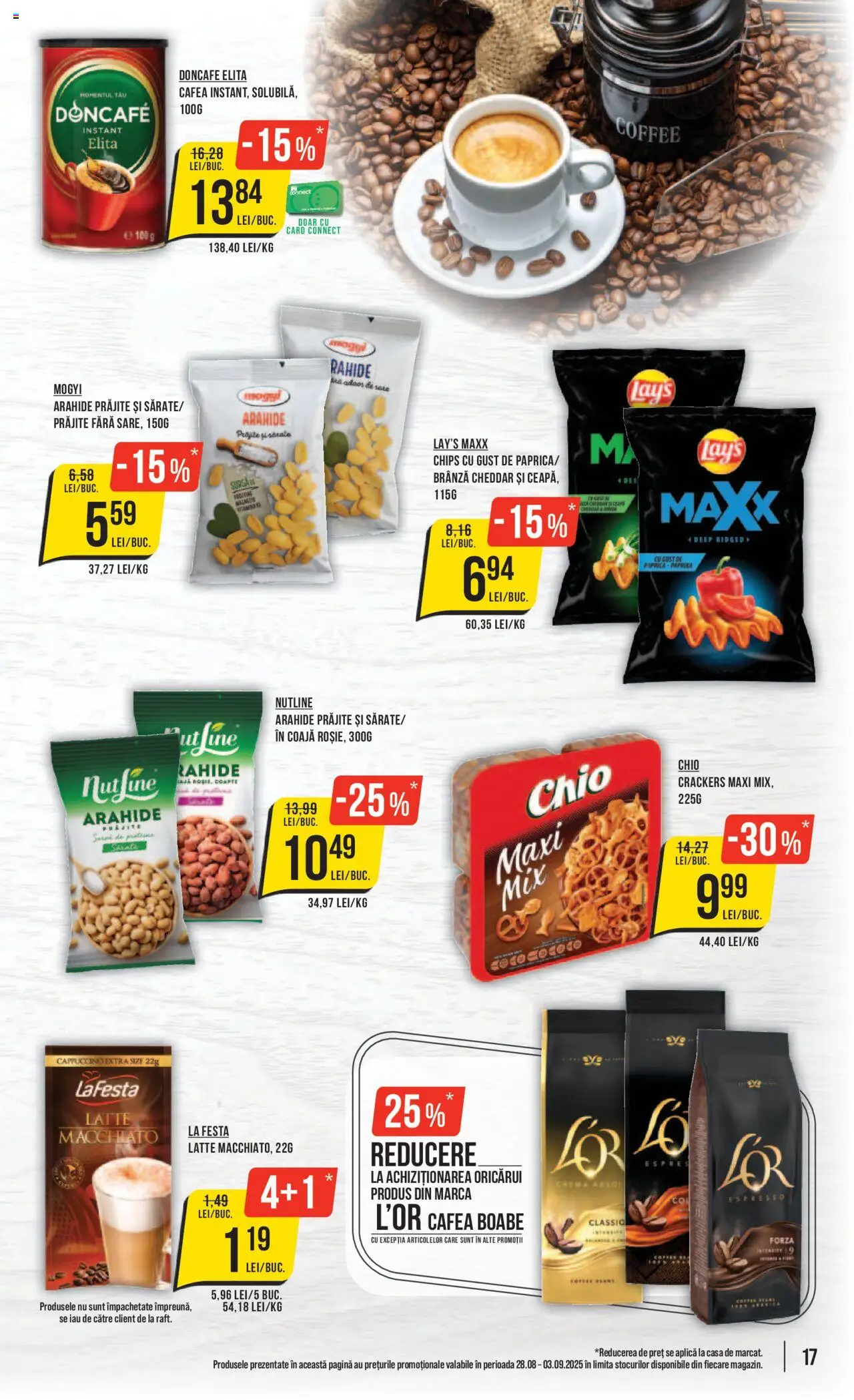 Catalog Mega Image 28 August - 2 Septembrie 2025 | Pagina 17 | Produse: Arahide, Brânză, Cremă, Cafea