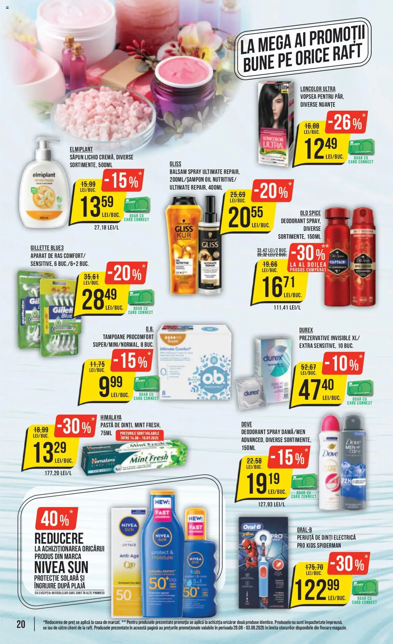 Catalog Mega Image 28 August - 2 Septembrie 2025 | Pagina 20 | Produse: Săpun, Deodorant, Săpun lichid, Tampoane