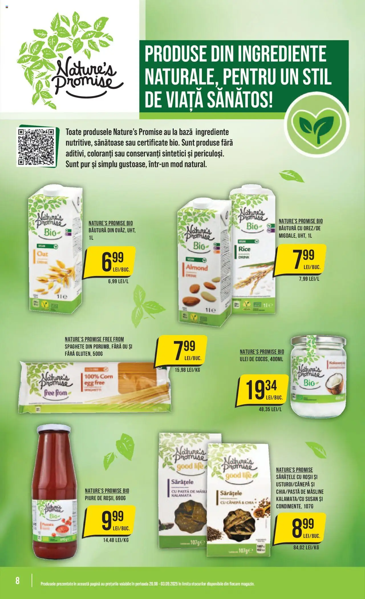 Catalog Mega Image 28 August - 2 Septembrie 2025 | Pagina 8 | Produse: Şerit ödül, Măsline, Ulei, Roșii