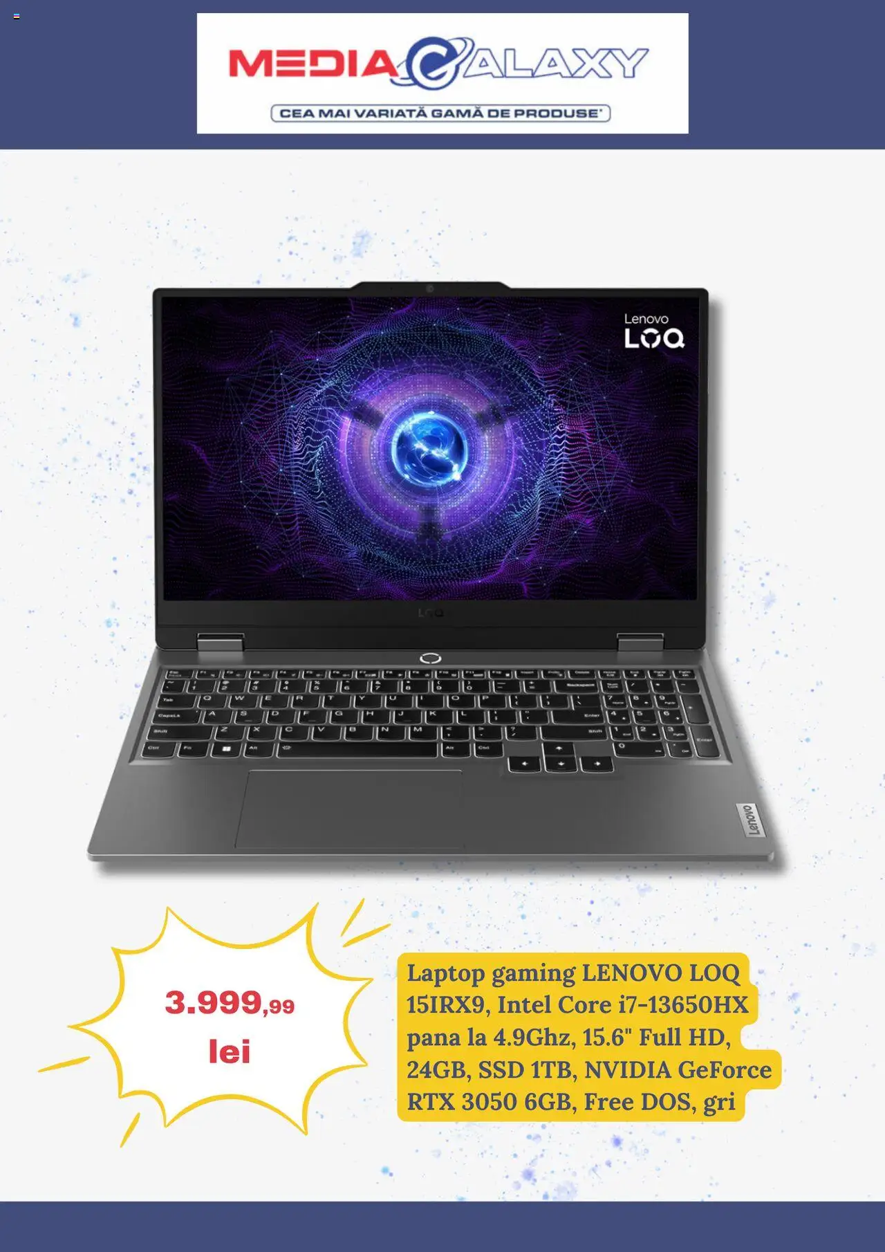 Catalog Media Galaxy 28 August - 2 Septembrie 2025 | Pagina 3 | Produse: Laptop