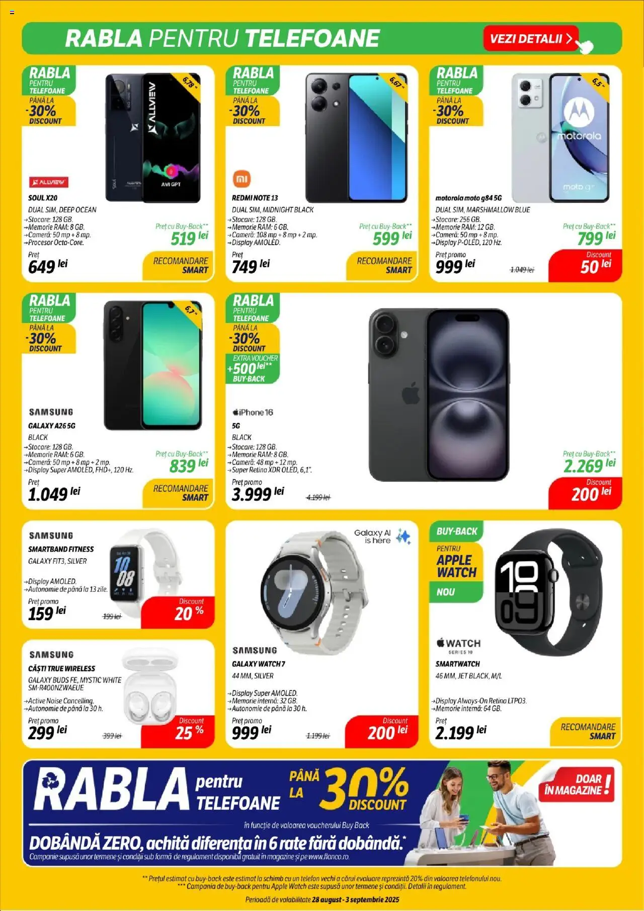 Catalog Flanco 28 August - 2 Septembrie 2025 | Pagina 10 | Produse: Memorie, Cameră, Smartwatch, Apple