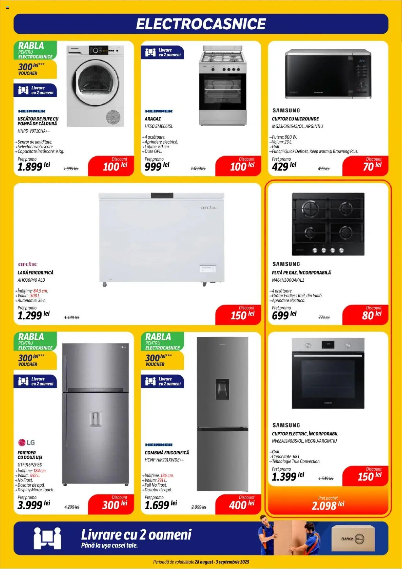 Catalog Flanco 28 August - 2 Septembrie 2025 | Pagina 18 | Produse: Plită, Cuptor Cu Microunde, Aragaz, Grătar
