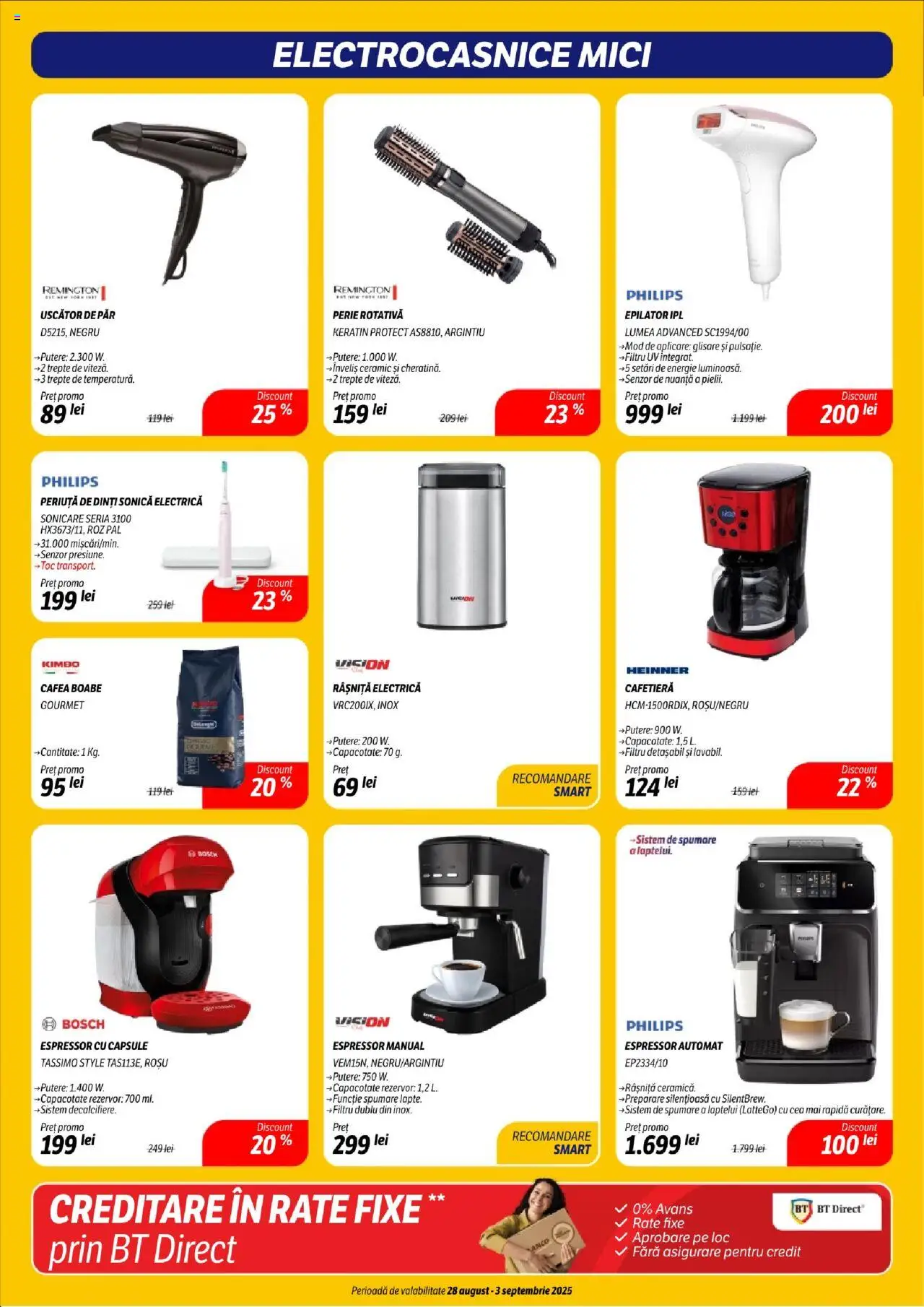 Catalog Flanco 28 August - 2 Septembrie 2025 | Pagina 21 | Produse: Enginar, Perie rotativă, Cafetieră, Periuță de dinți
