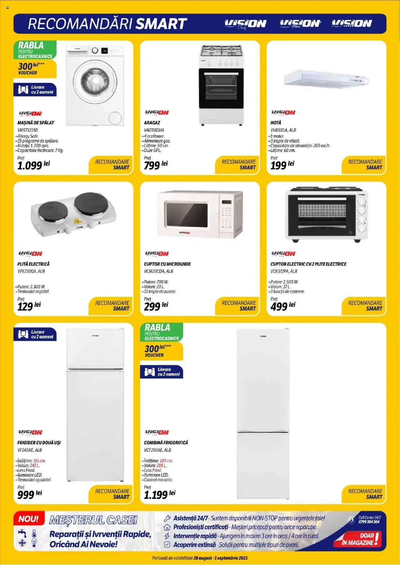 Catalog Flanco 28 August - 2 Septembrie 2025 | Pagina 23 | Produse: Frigider, Cuptor Cu Microunde, Aragaz, Combină frigorifică